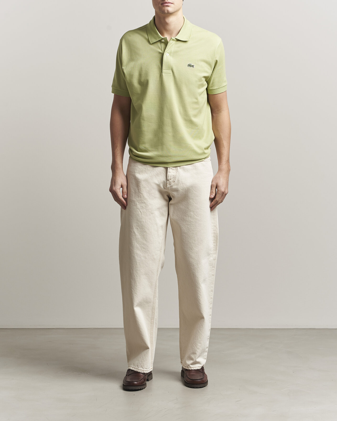 Herre | Pikéer | Lacoste | Original Polo Piké Birch Green