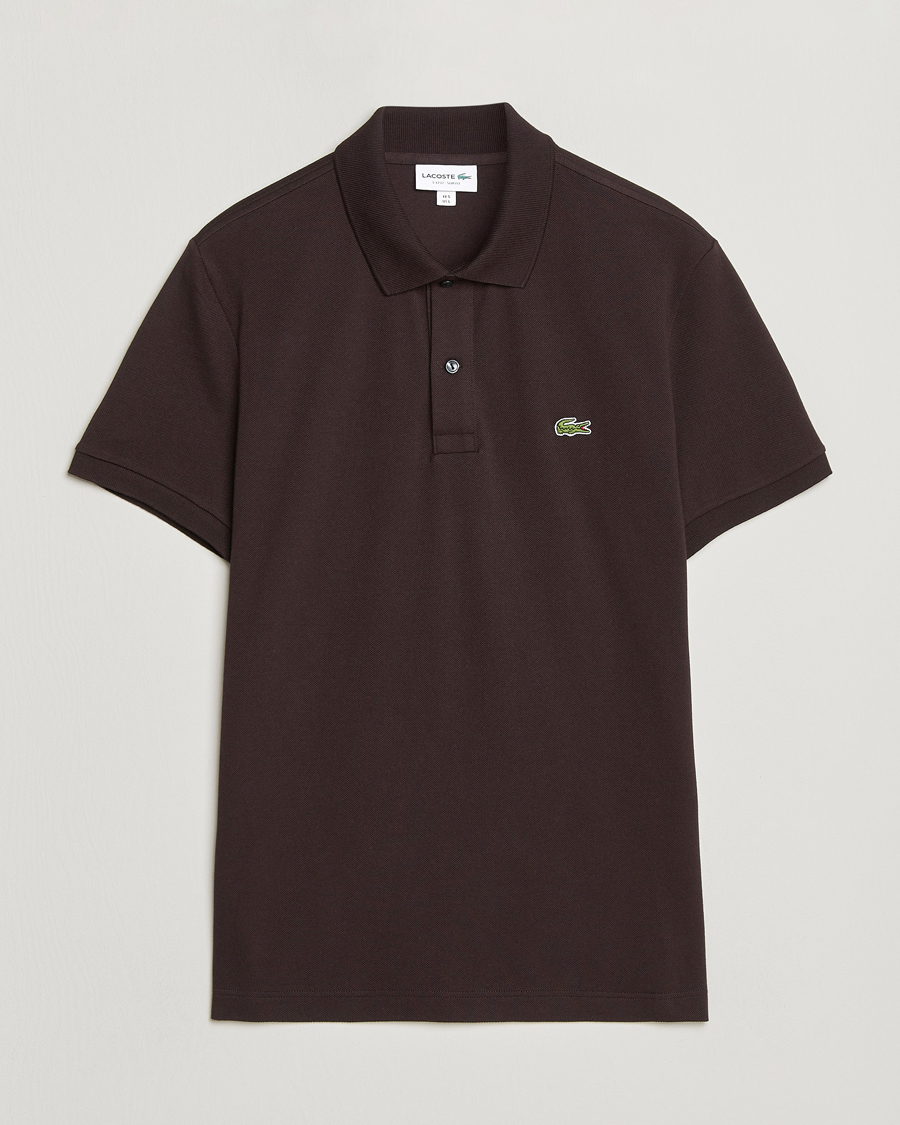 Herre | Pikéer | Lacoste | Slim Fit Polo Piké Buffle Brown