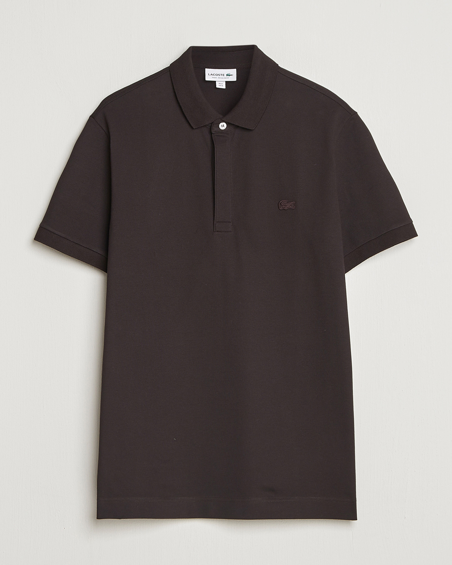 Herre | Pikéer | Lacoste | Paris Polo Piké Buffle Brown