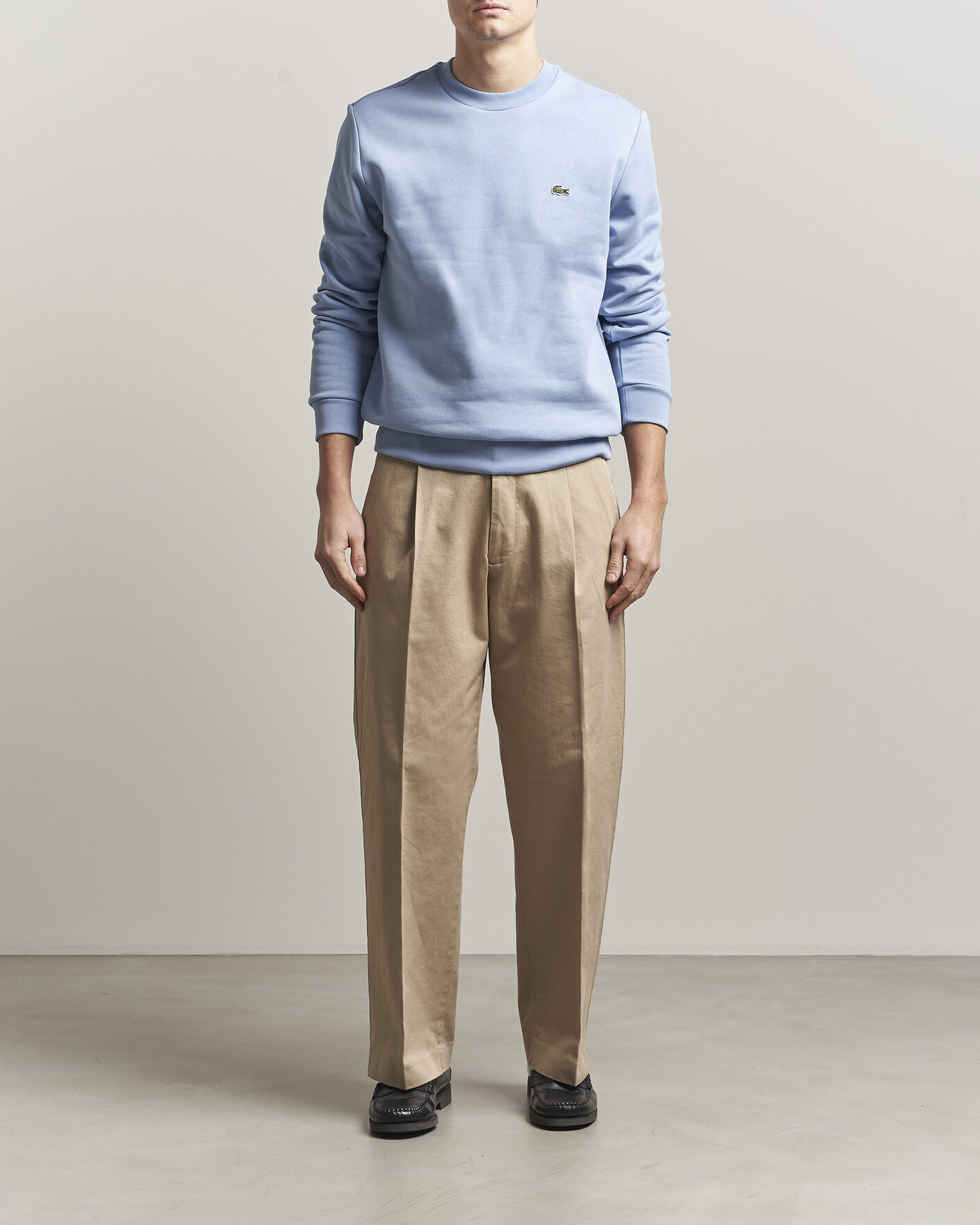 Herre | Gensere | Lacoste | Crew Neck Sweatshirt Aphylla Blue
