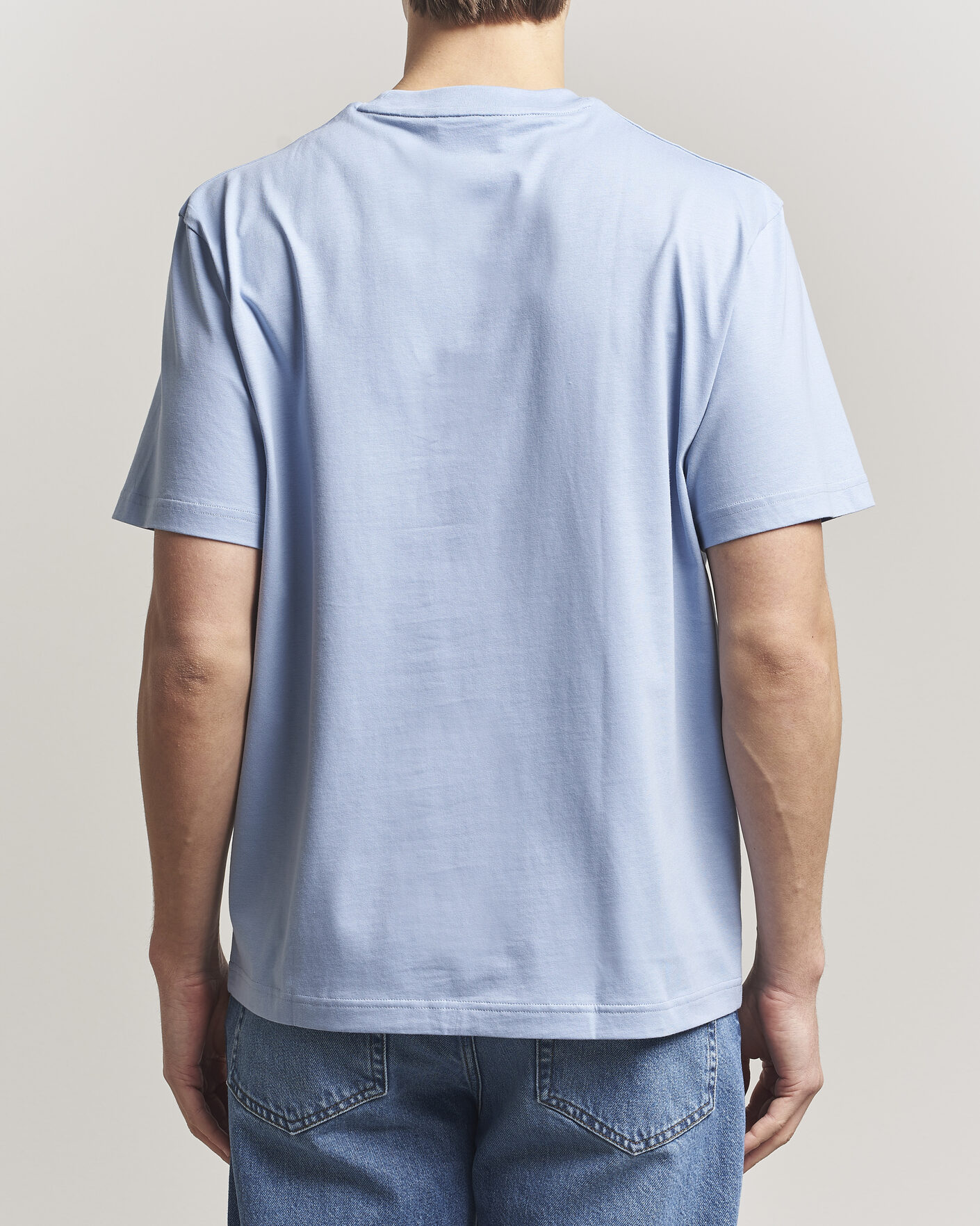 Herre | T-Shirts | Lacoste | Crew Neck T-Shirt Aphylla Blue