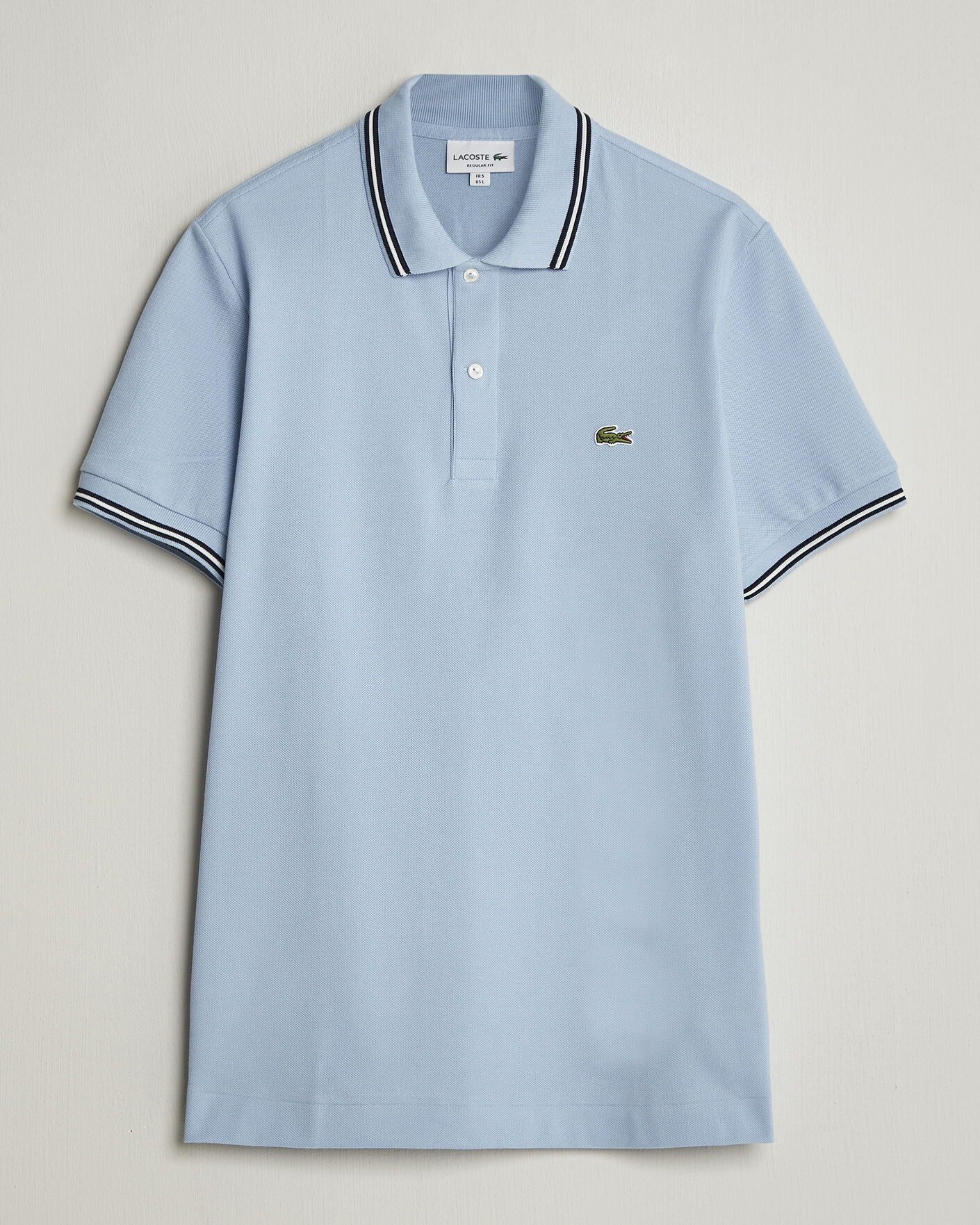 Herre | Pikéer | Lacoste | Original Tipped Polo Piké Chambray