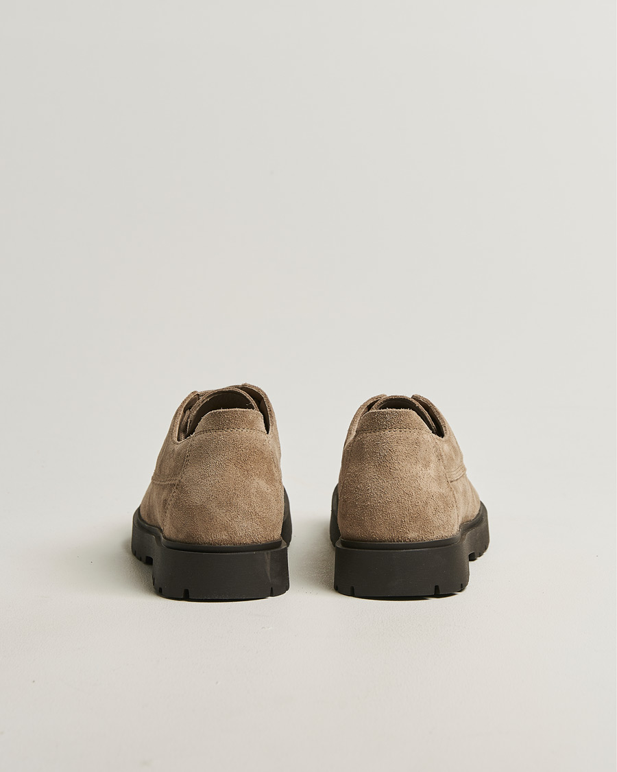 Herre | Oxfords | BIRKENSTOCK | Highwood Moc Lace Gray Taupe Suede