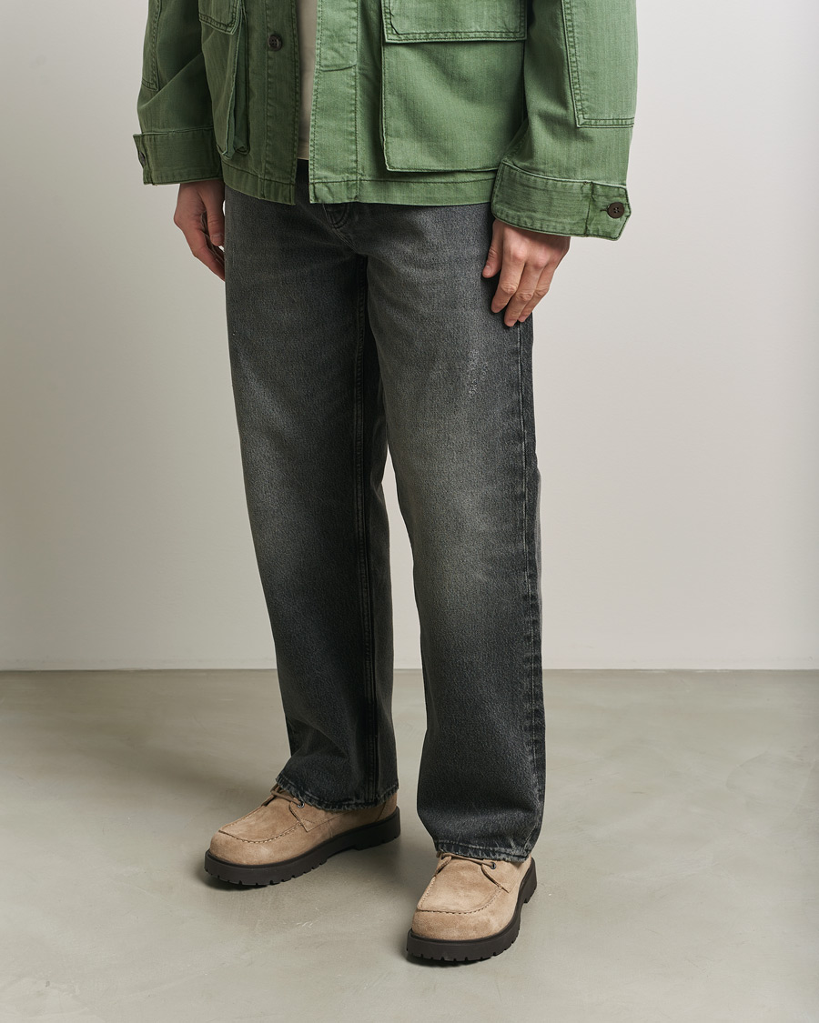 Herre | Oxfords | BIRKENSTOCK | Highwood Moc Lace Gray Taupe Suede
