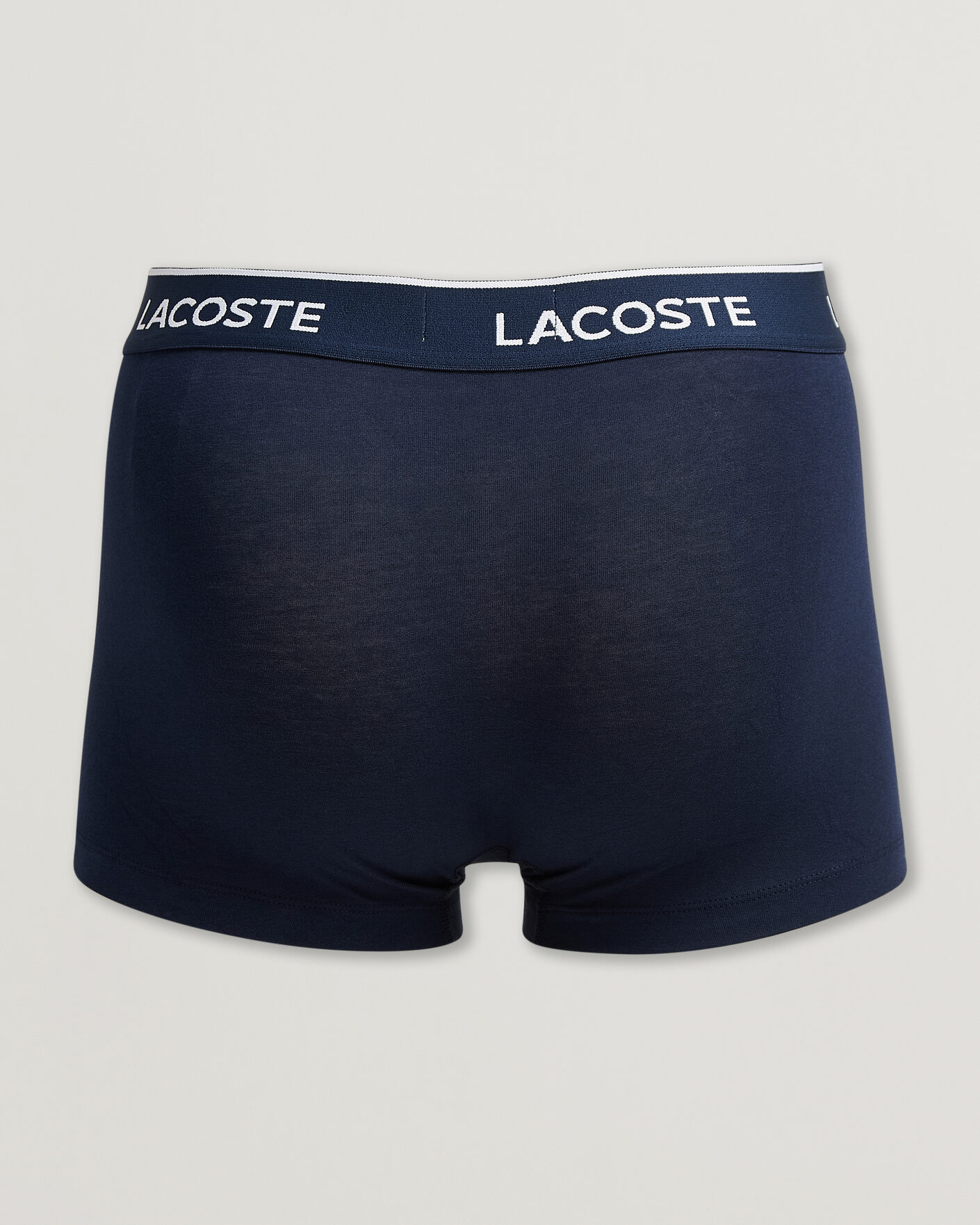 Herre | Undertøy | Lacoste | 3-Pack Stretch Cotton Trunks Navy Blue