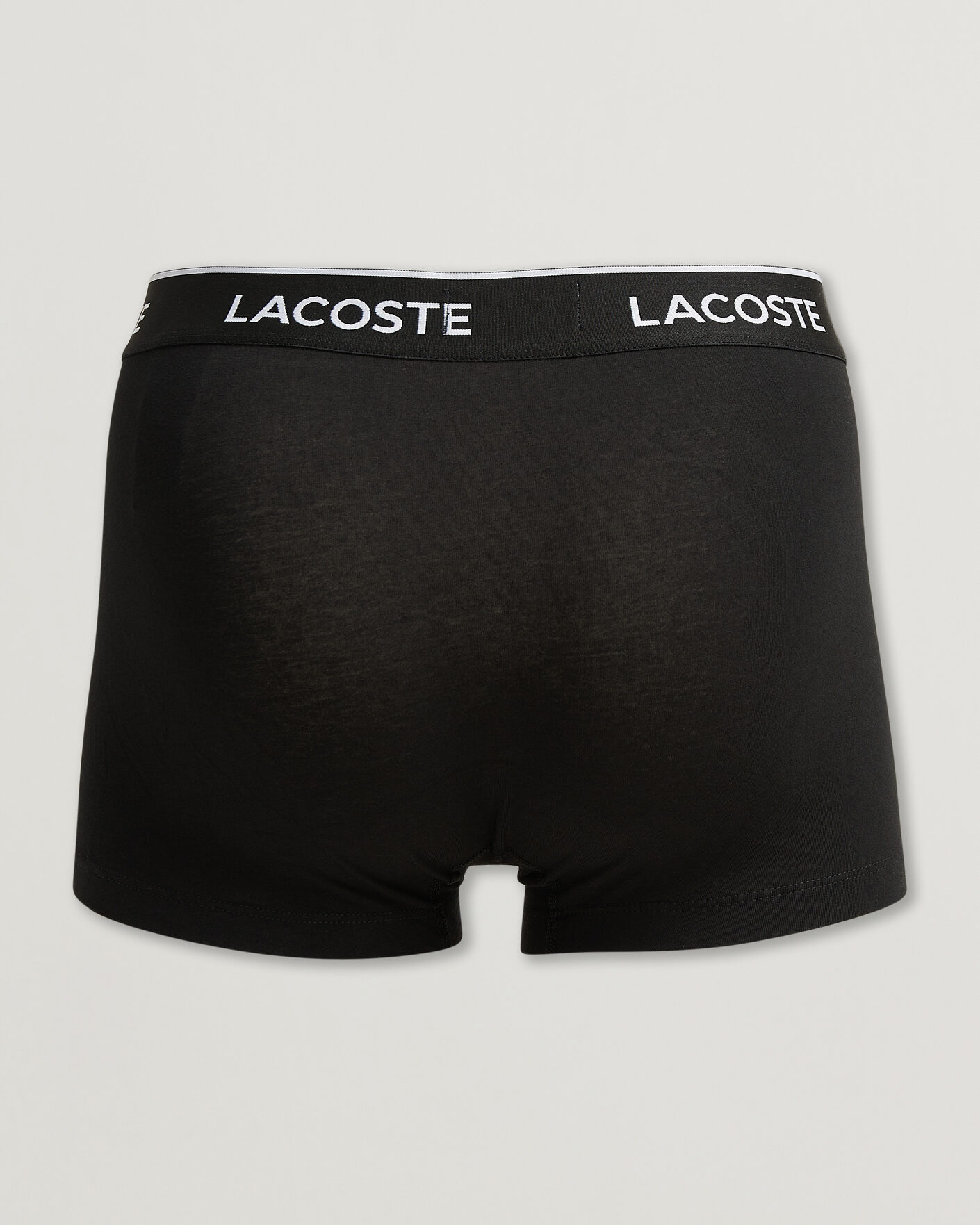 Herre | Undertøy | Lacoste | 3-Pack Stretch Cotton Trunks Black/White/Grey