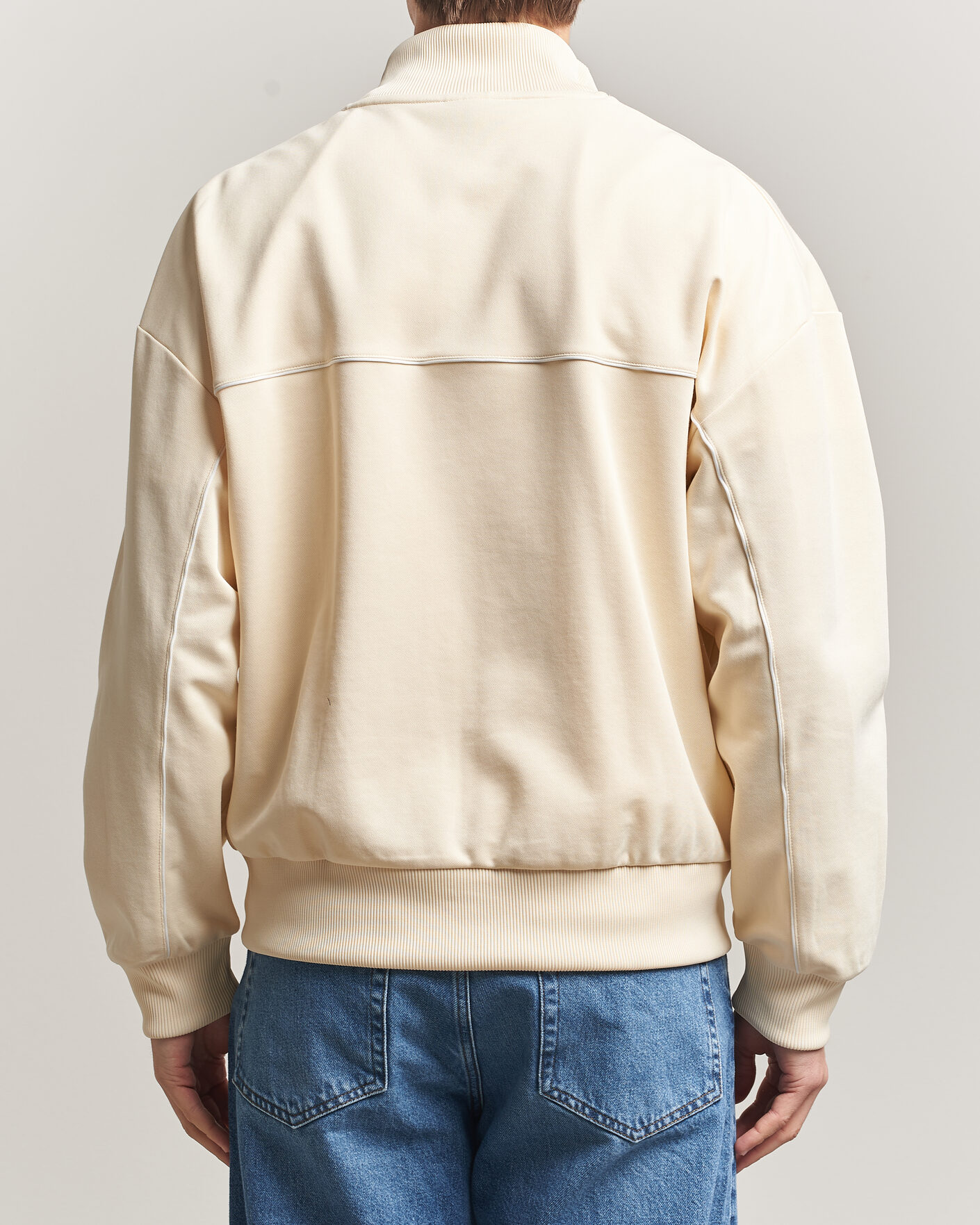 Herre | Gensere | Lacoste | Piqué Track Jacket Naturel Clair
