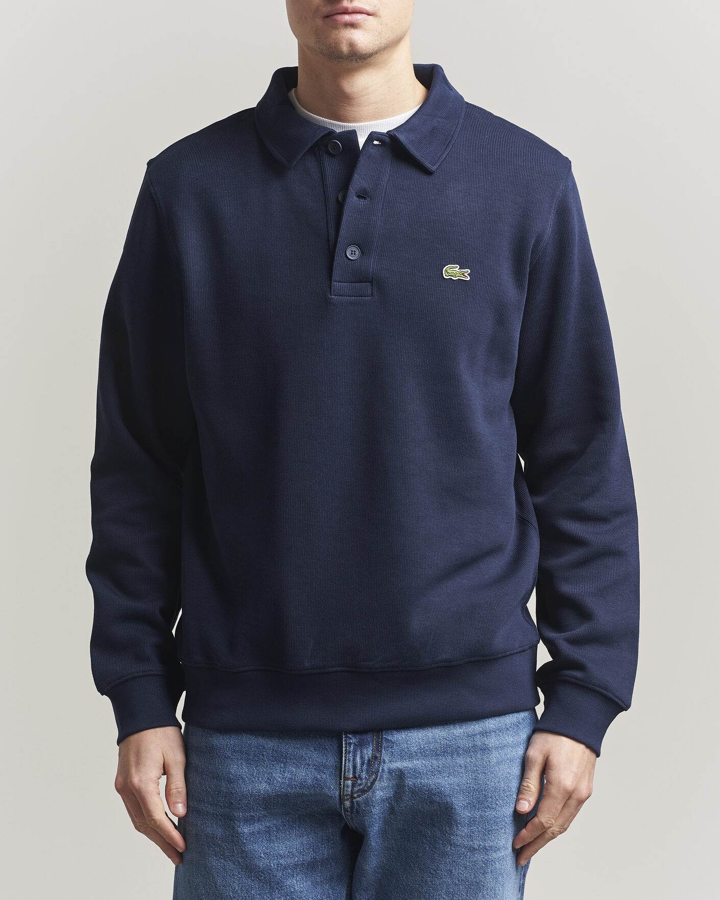 Herre | Gensere | Lacoste | Polo Sweater Navy Blue