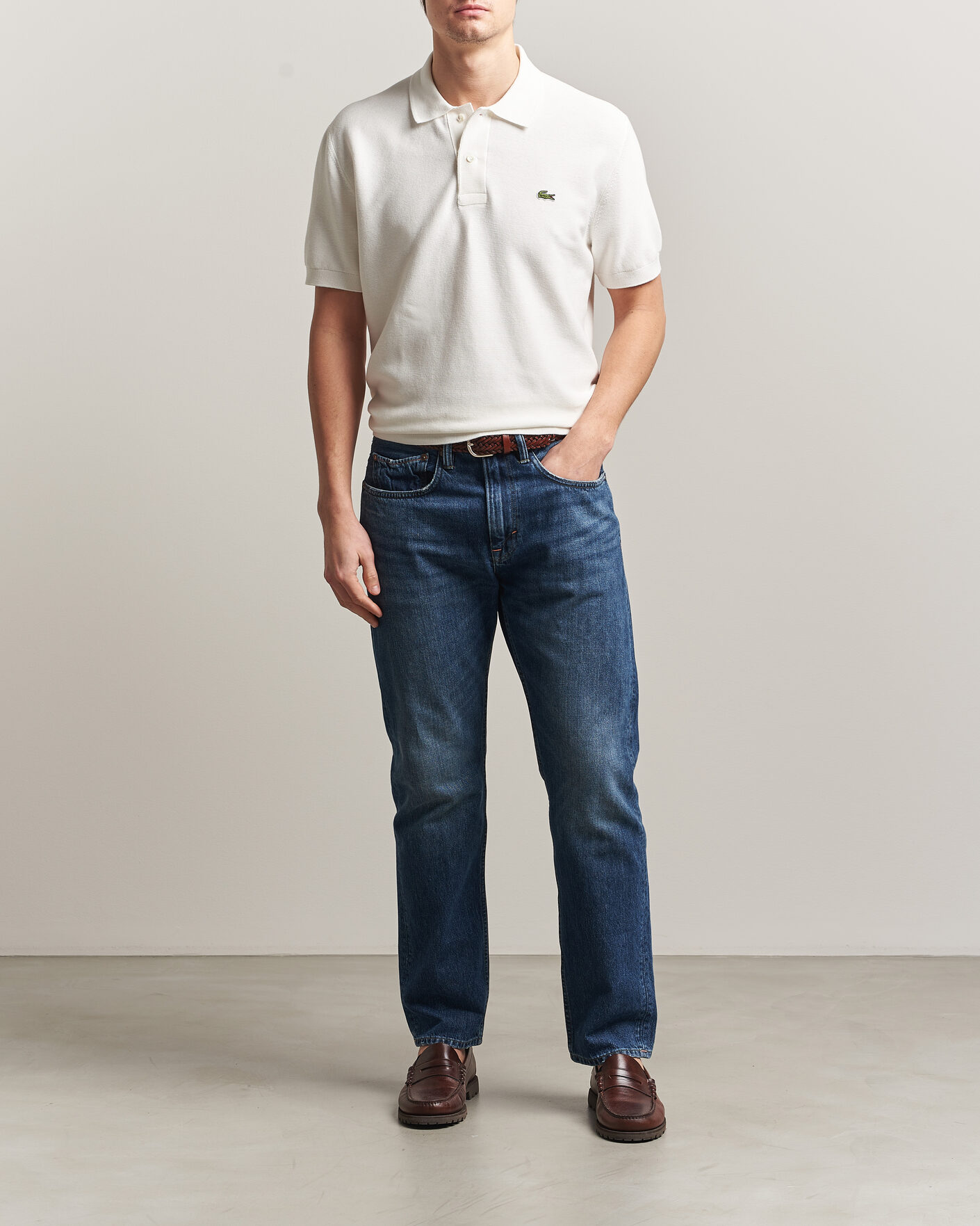 Herre | Pikéer | Lacoste | Cotton Knitted Polo Flour