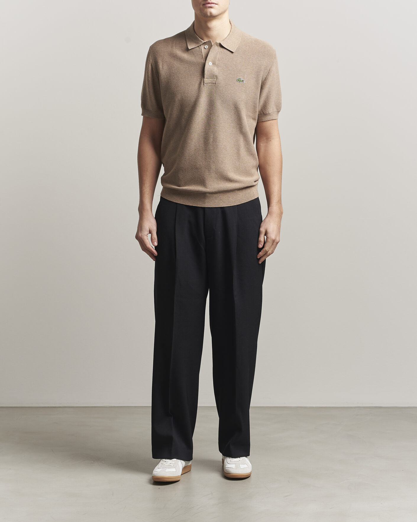 Herre | Pikéer | Lacoste | Cotton Knitted Polo Viennois Heather