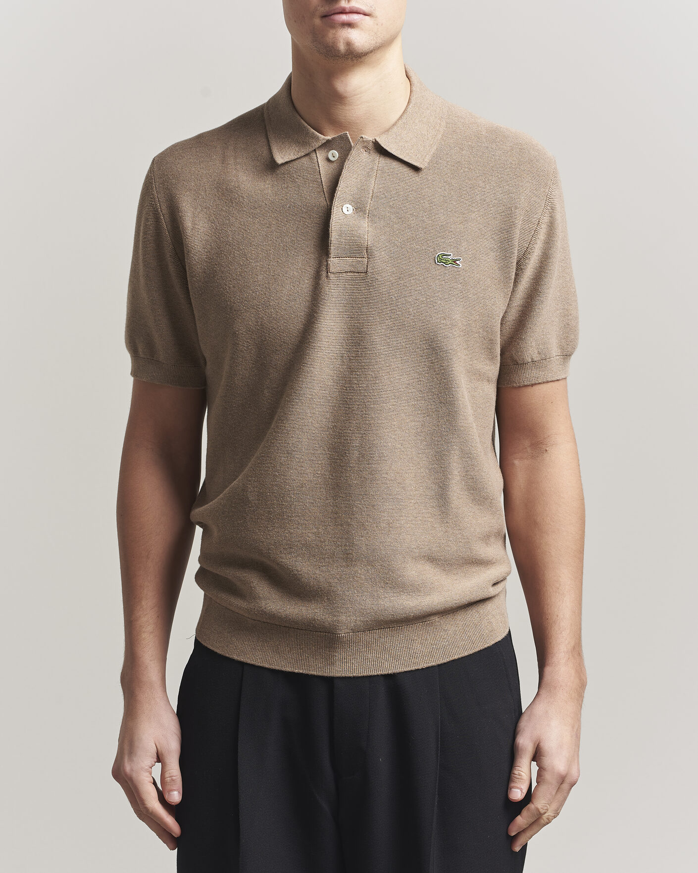 Herre | Pikéer | Lacoste | Cotton Knitted Polo Viennois Heather