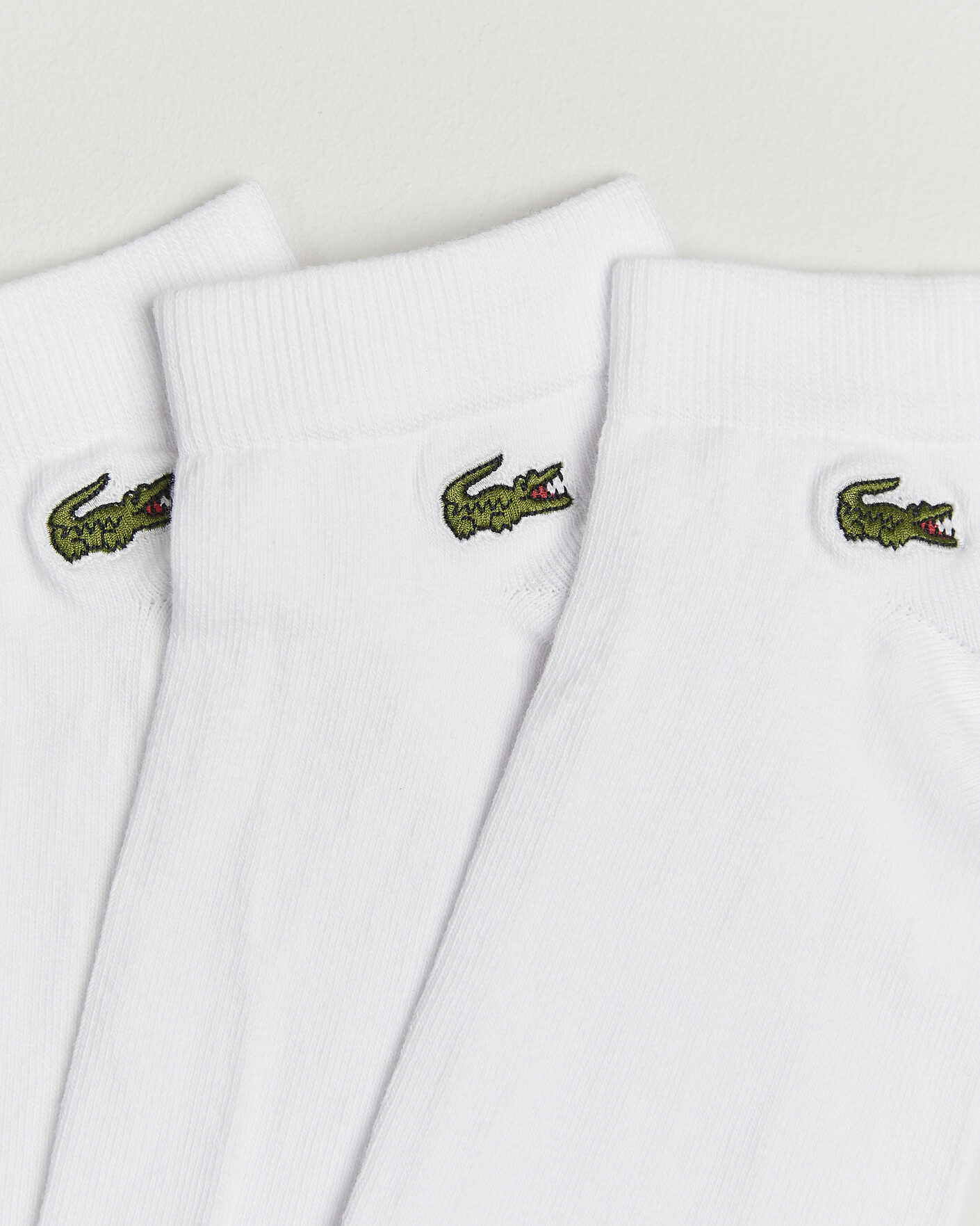 Herre | Undertøy | Lacoste | 3-Pack Short Sport Socks White
