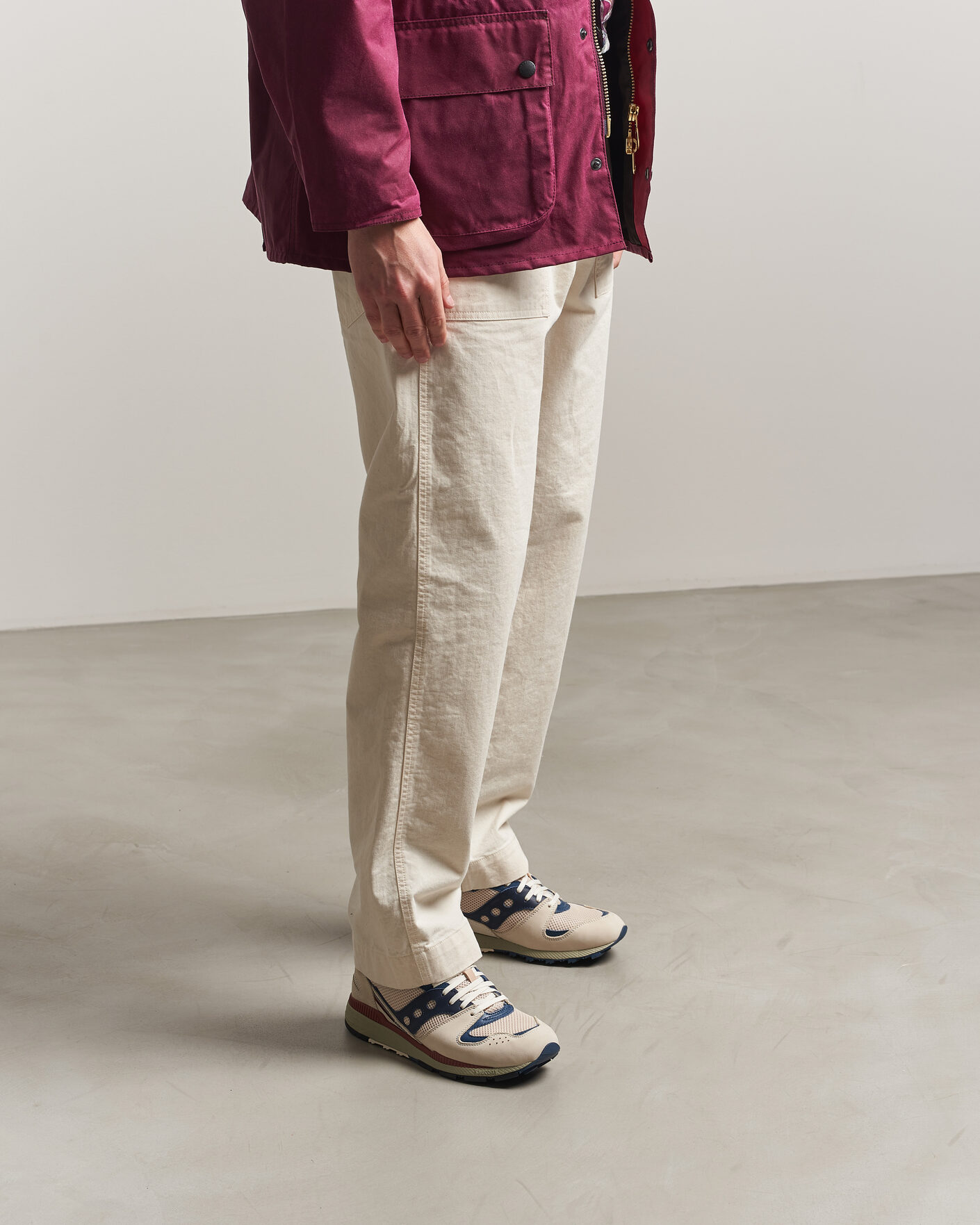 Herre | Sneakers | Saucony | Azura Lux Running Sneaker Tofu/Dress Blue