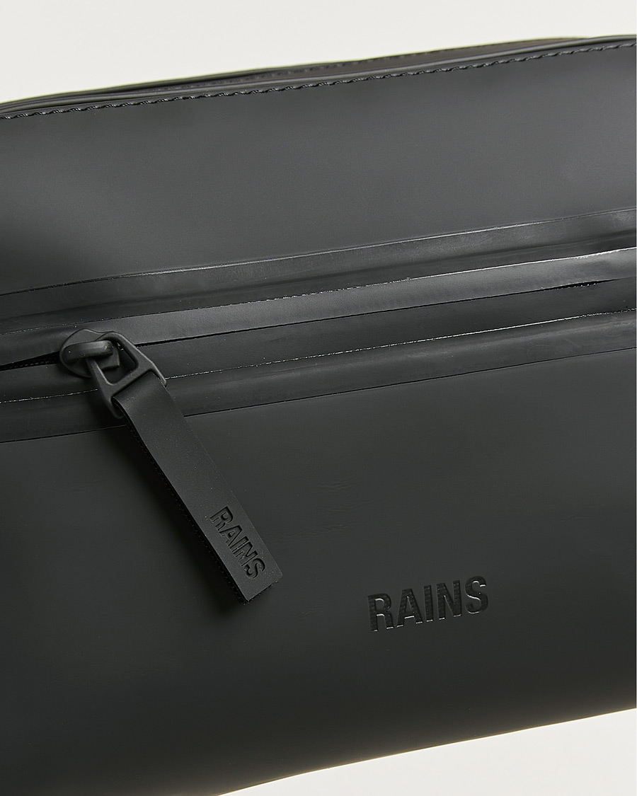 Herre | Vesker | RAINS | Double Zip Washbag Black