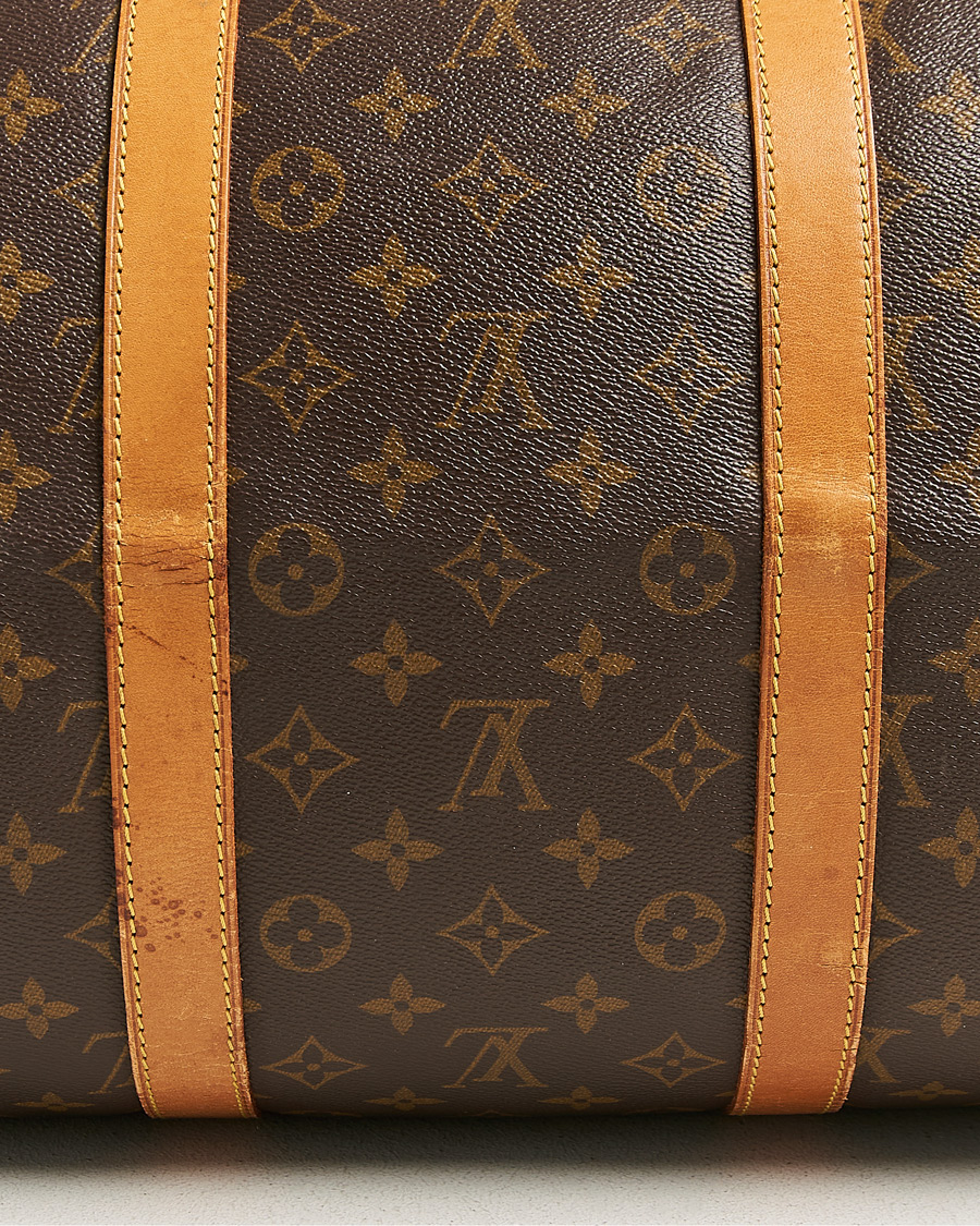 Herre | Pre-Owned & Vintage Bags | Louis Vuitton Pre-Owned | Keepall Bandouliére 55 Monogram