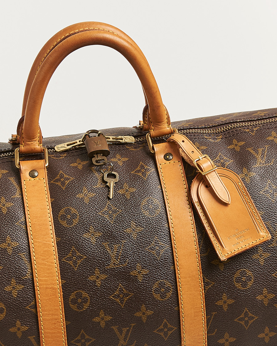 Herre | Pre-Owned & Vintage Bags | Louis Vuitton Pre-Owned | Keepall Bandouliére 55 Monogram