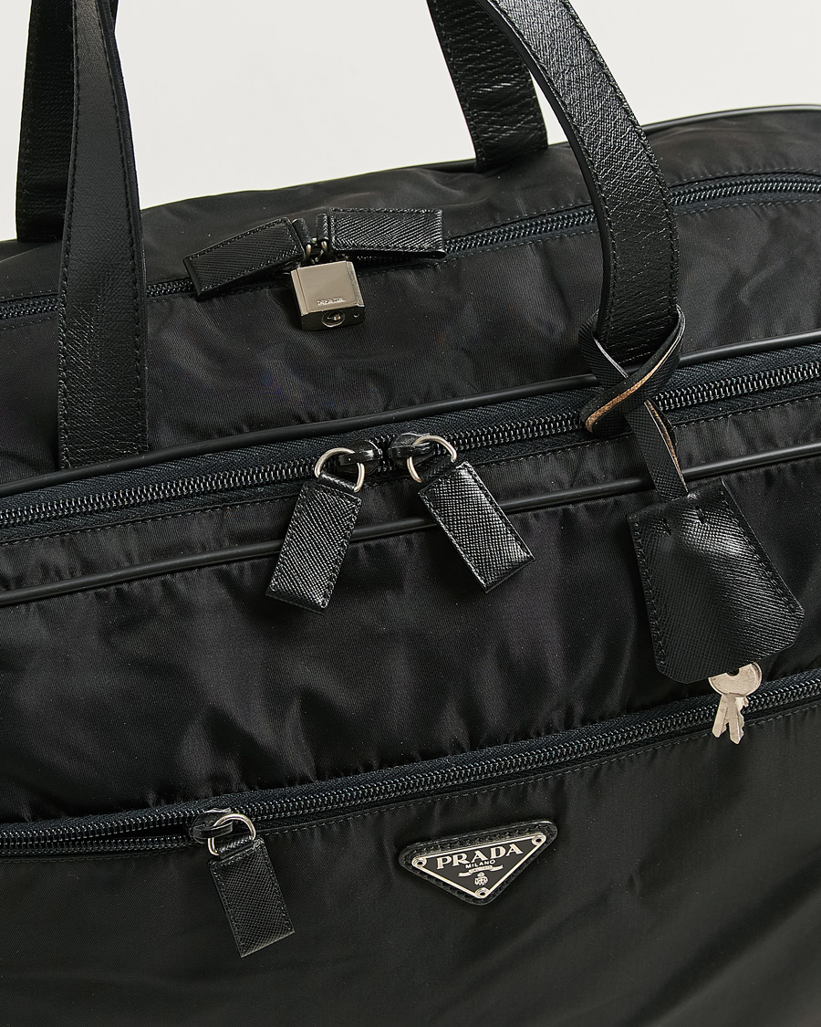 Herre | Pre-Owned & Vintage Bags | Prada Pre-Owned | Tessuto Nylon Document Bag Black