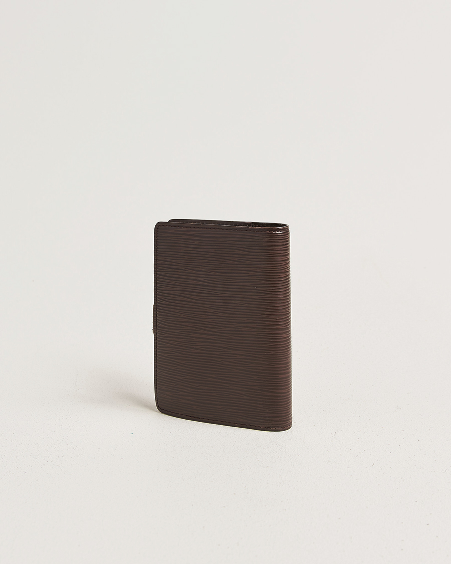 Herre | Pre-Owned & Vintage Bags | Louis Vuitton Pre-Owned | Small Ring Agenda Cover Epi Leather Brown