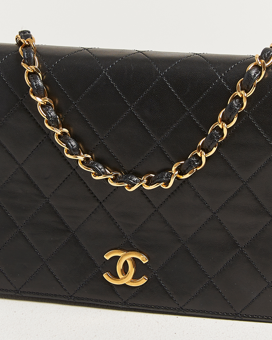 Herre | Pre-Owned & Vintage Bags | Chanel Pre-Owned | Classic Single Flap Bag Lambskin Small Black