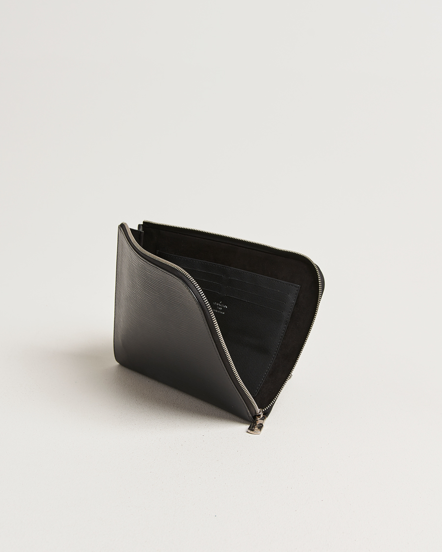 Herre | Pre-Owned & Vintage Bags | Louis Vuitton Pre-Owned | Porte Documents Epi Leather Black