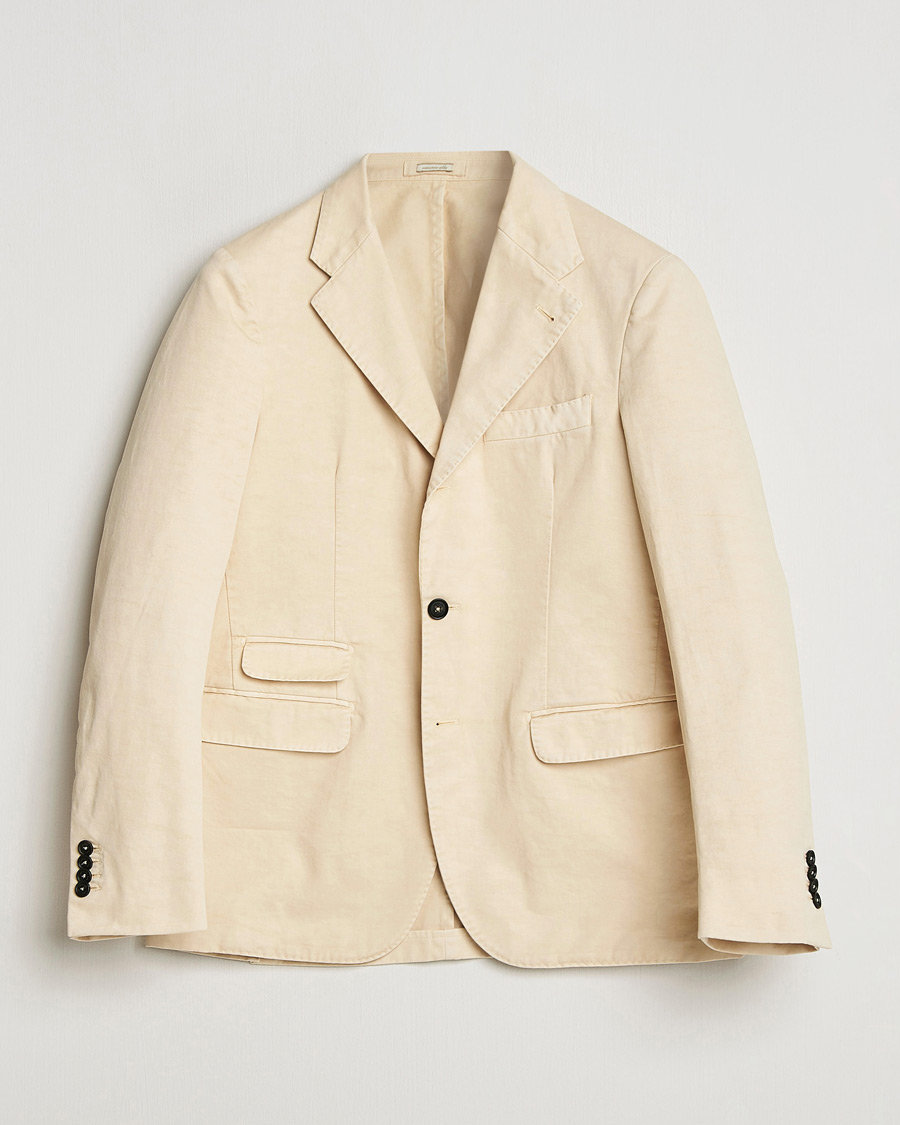 Herre | Dressjakker | Massimo Alba | Sloop Cotton Blazer Light Beige