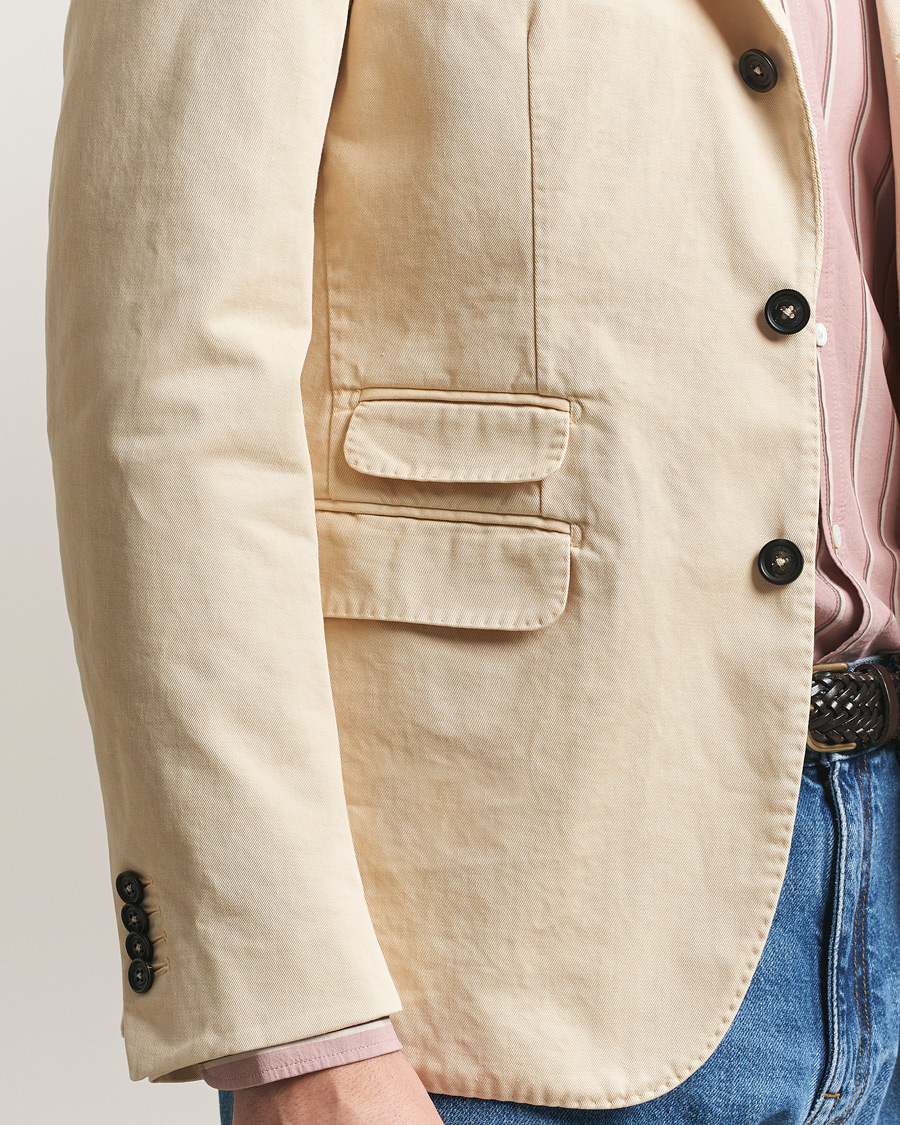Herre | Dressjakker | Massimo Alba | Sloop Cotton Blazer Light Beige