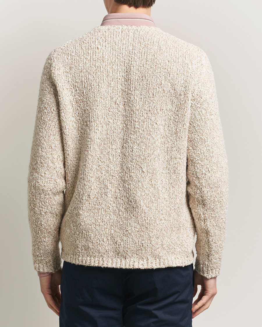 Herre | Gensere | Massimo Alba | Cotton Boucle Sweater Bronze