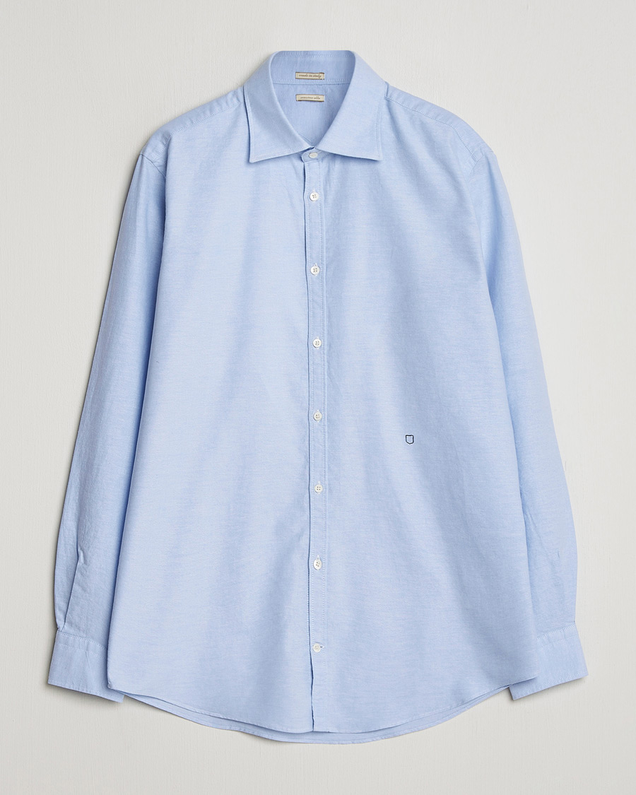 Herre | Skjorter | Massimo Alba | Genova Oxford Shirt Sky Blue