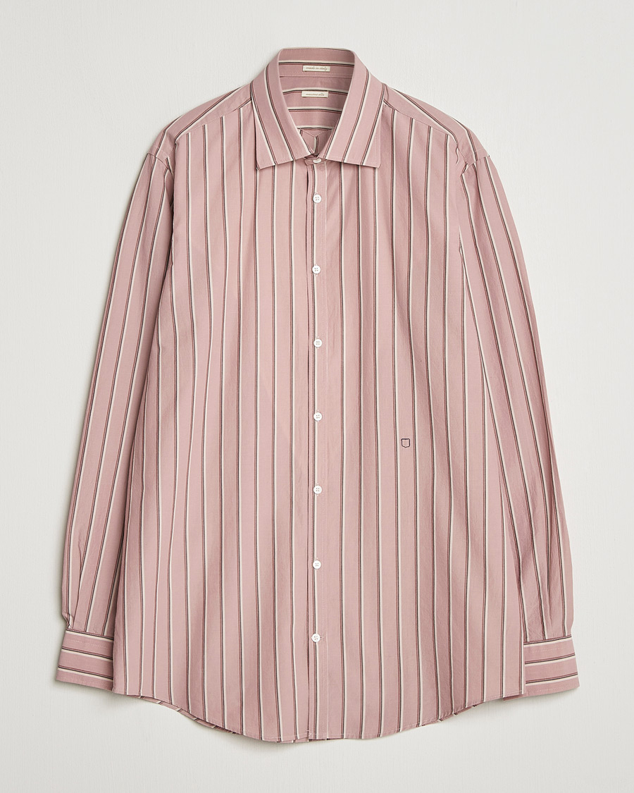 Herre | Skjorter | Massimo Alba | Genova Striped Shirt Old Rose