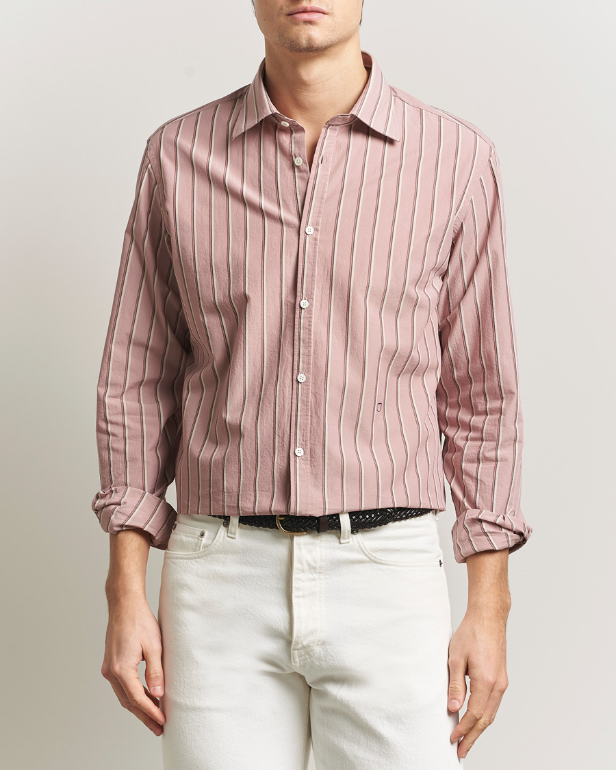Herre | Skjorter | Massimo Alba | Genova Striped Shirt Old Rose