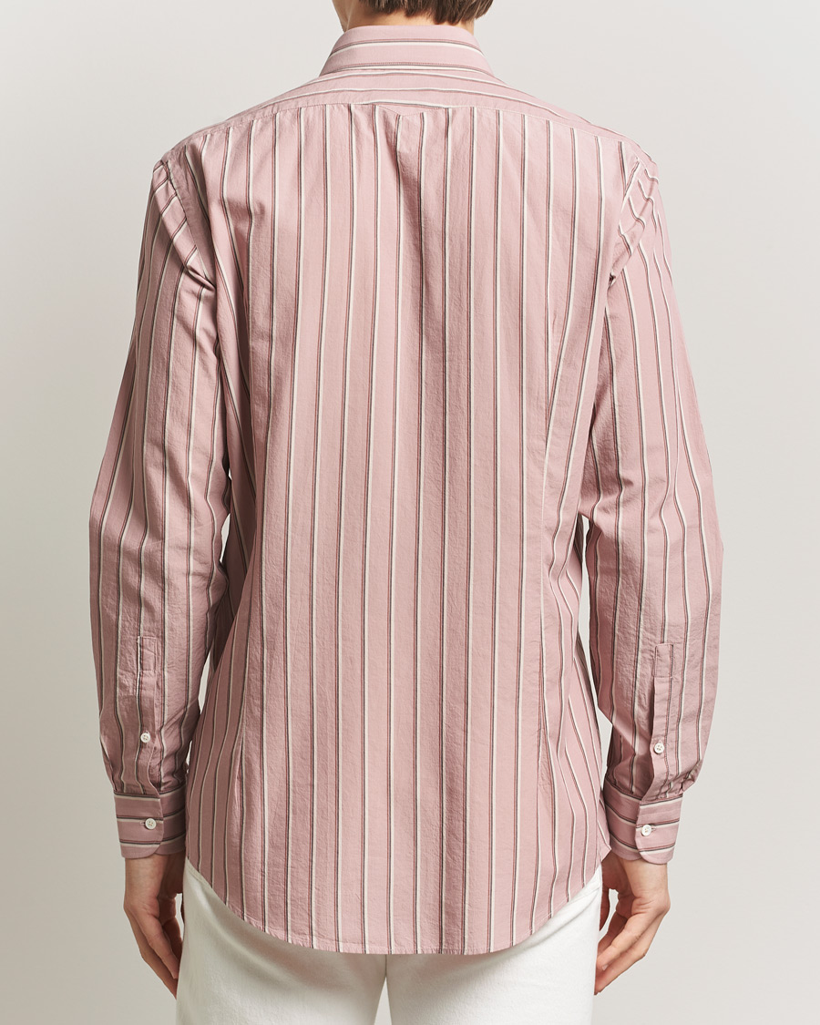Herre | Skjorter | Massimo Alba | Genova Striped Shirt Old Rose