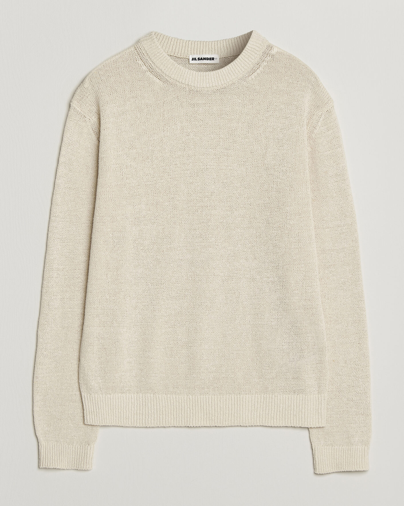 Herre | Gensere | Jil Sander | Silk Blend Crew Neck Sweater Sand