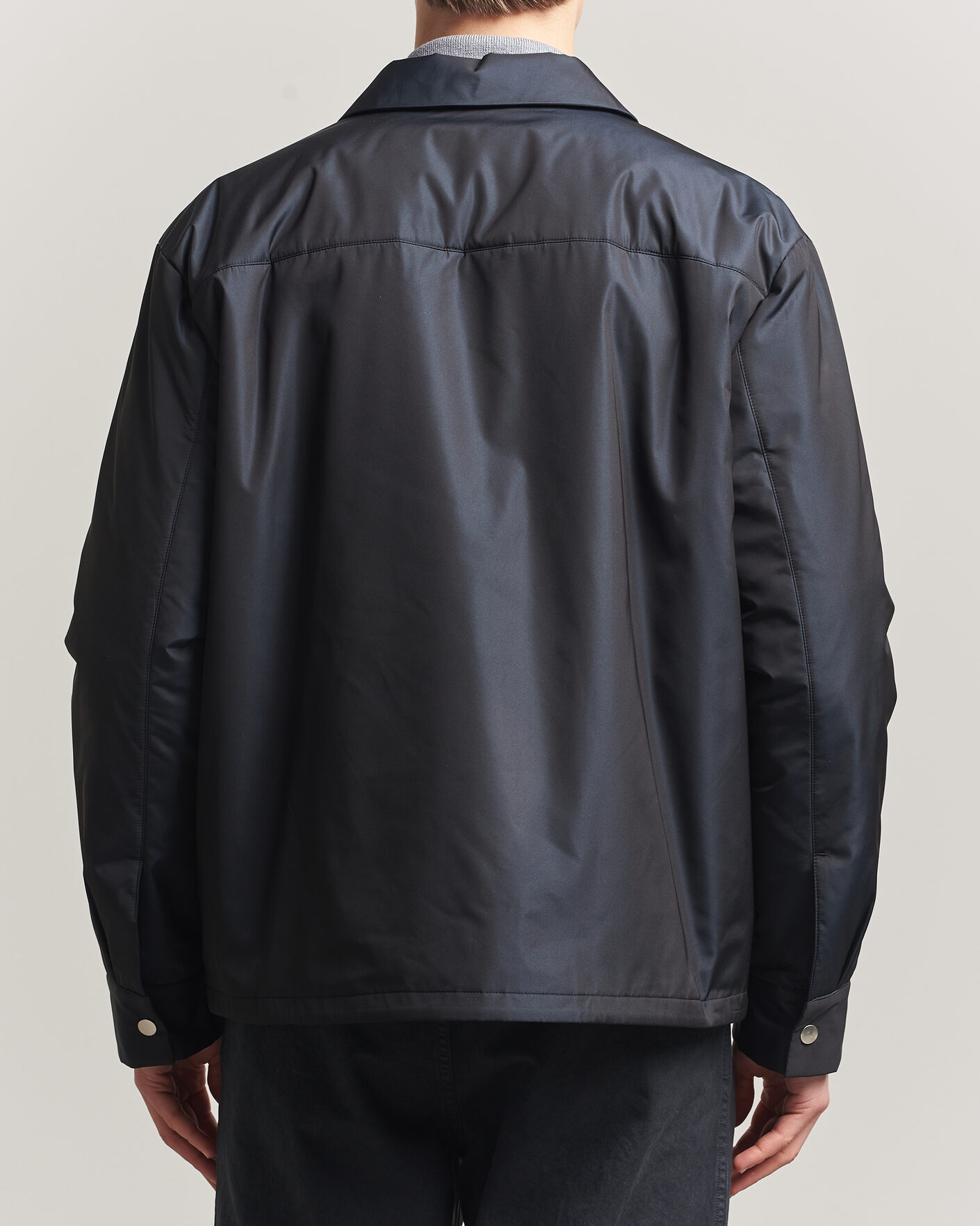 Herre | Jakker | Jil Sander | Nylon Zip Jacket Navy