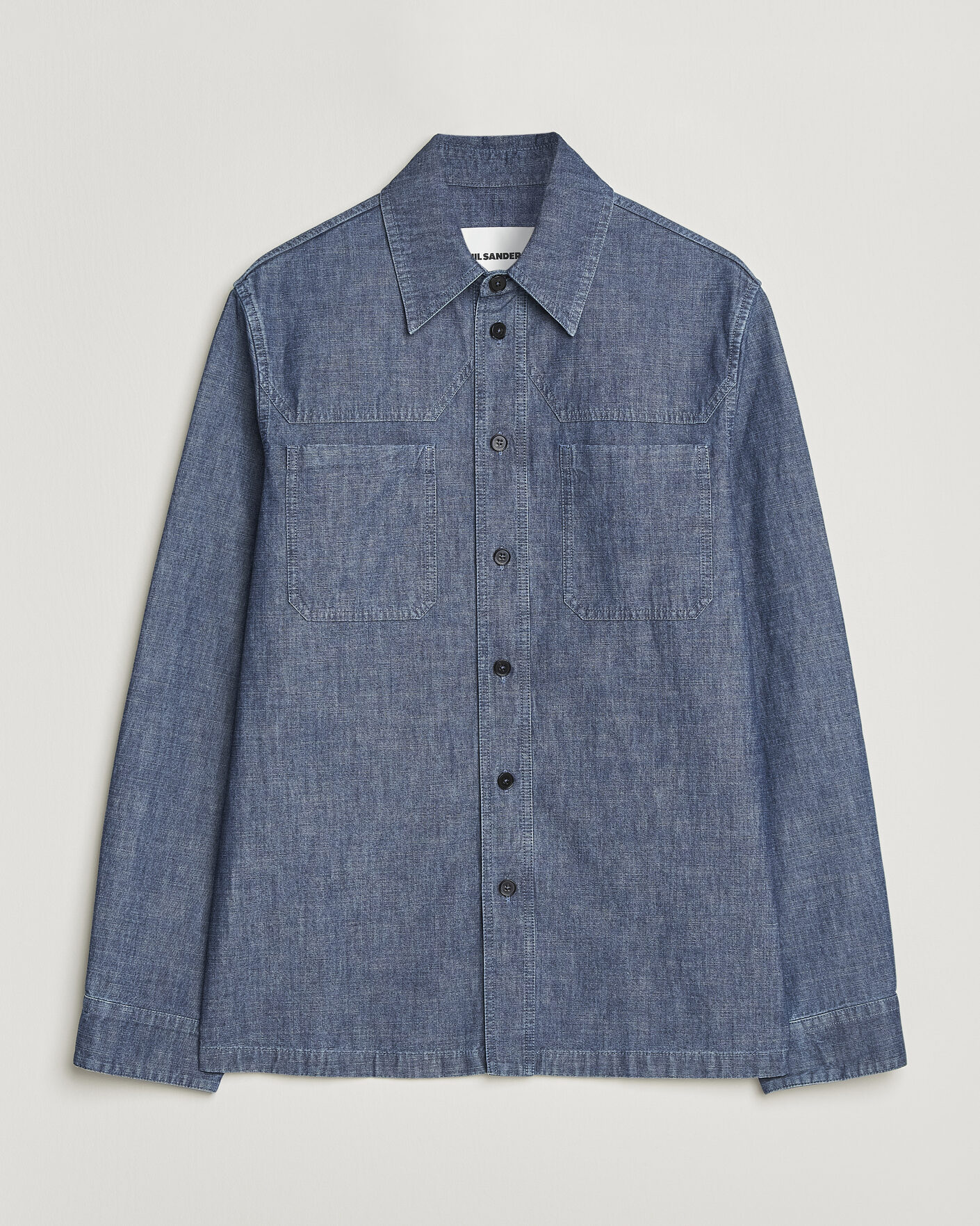 Herre | Skjorter | Jil Sander | Denim Overshirt Indigo Blue