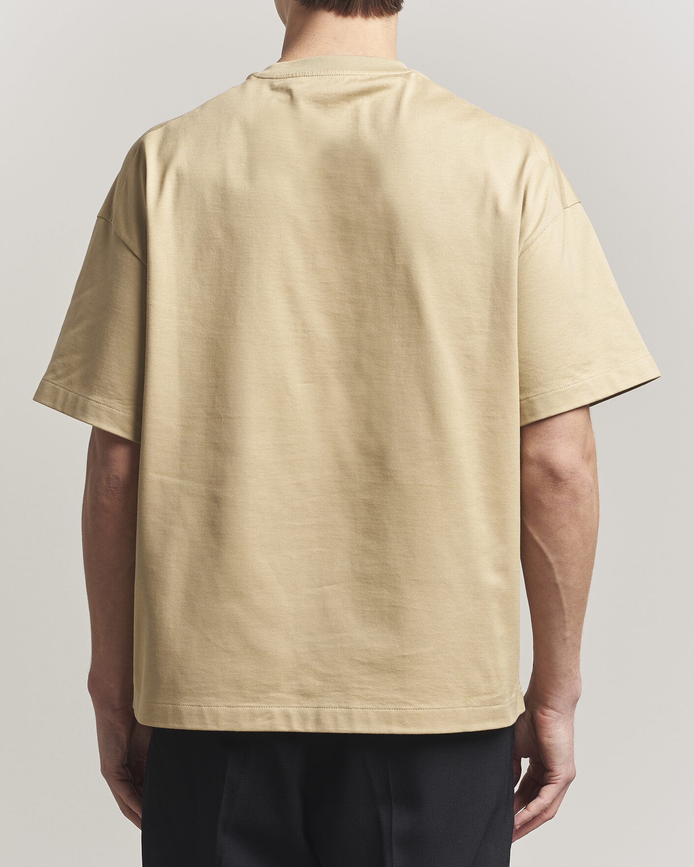 Herre | T-Shirts | Jil Sander | Short Sleeve Logo T-Shirt  Khaki
