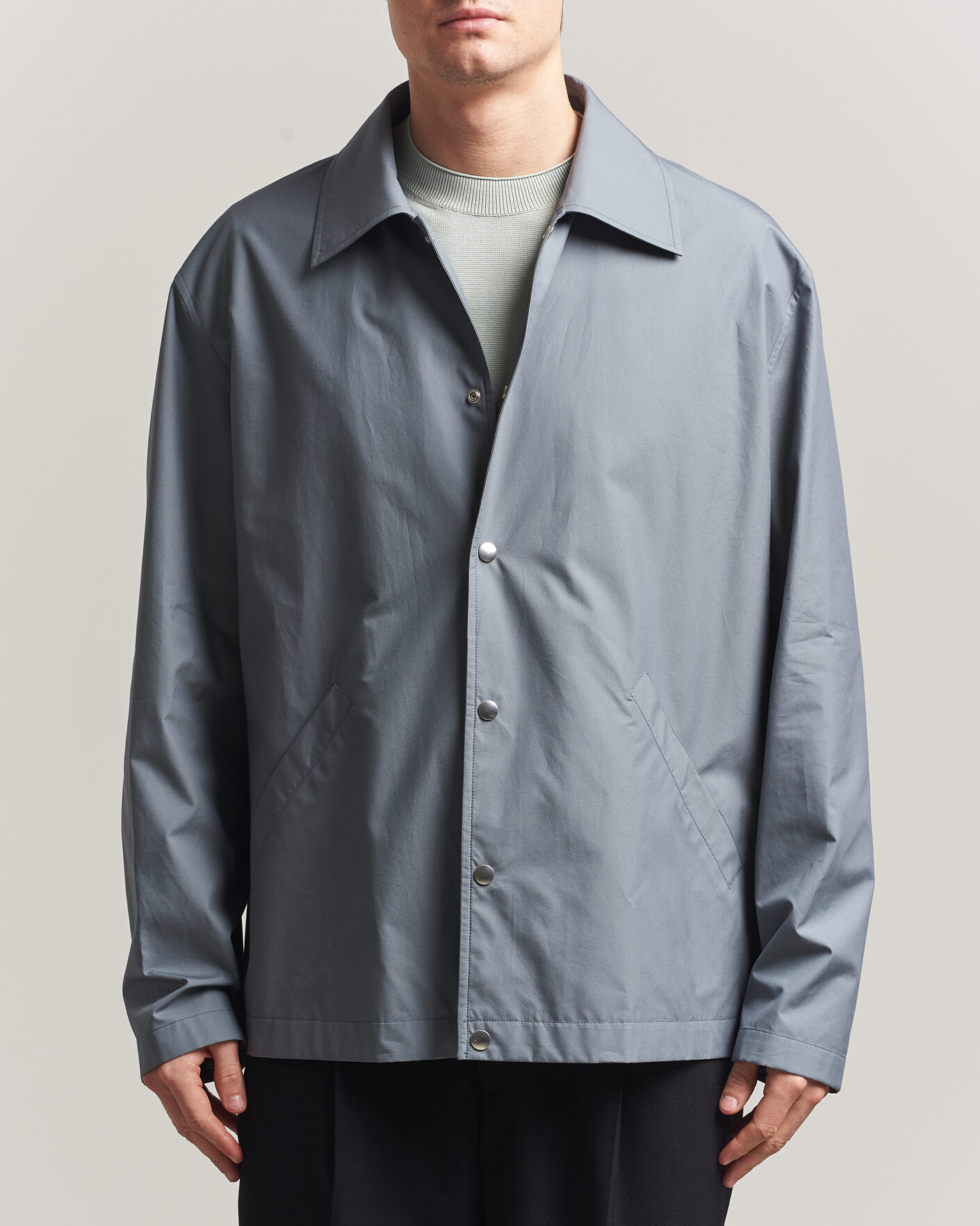 Herre | Jakker | Jil Sander | Back Logo Bomber Jacket Grey