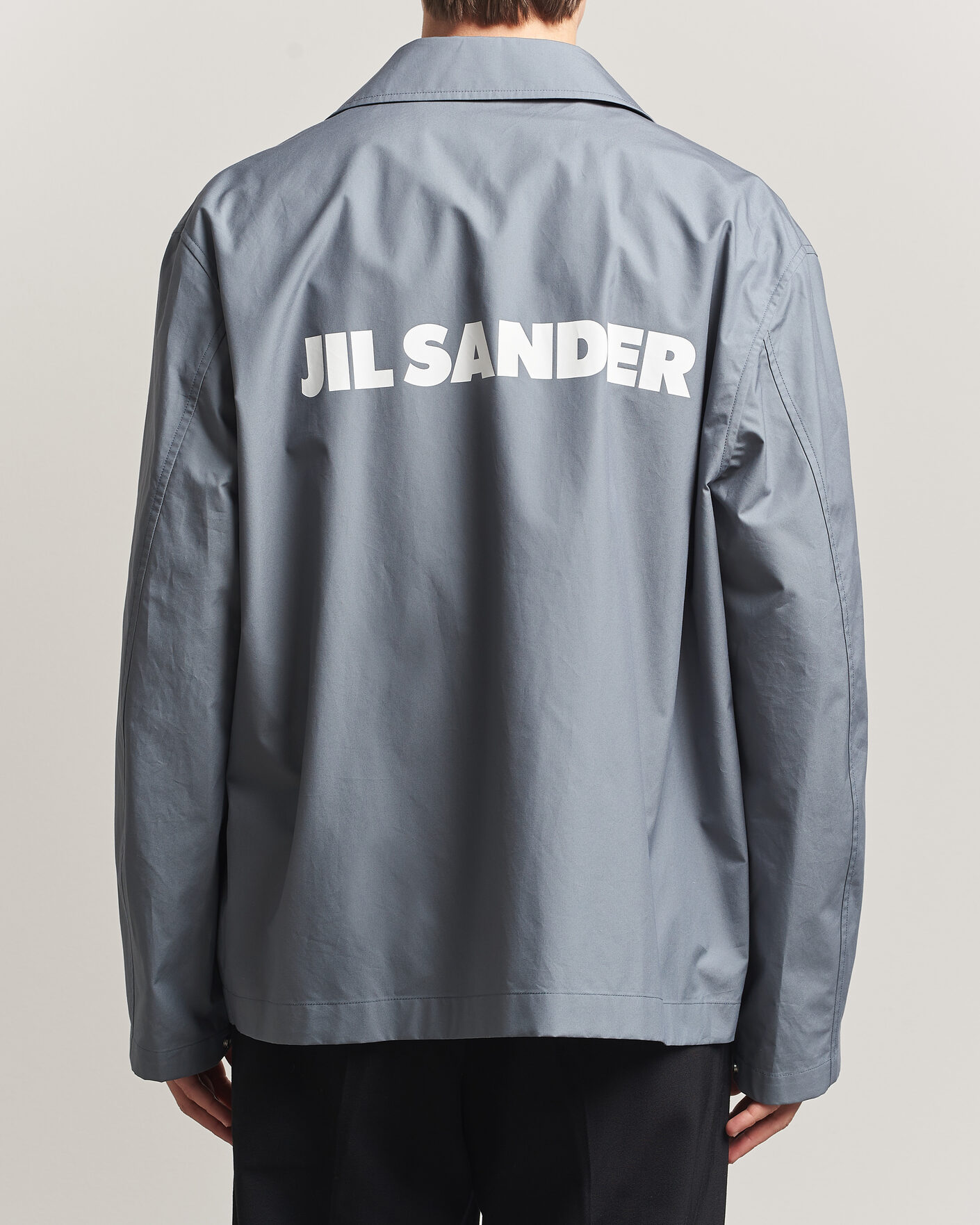 Herre | Jakker | Jil Sander | Back Logo Bomber Jacket Grey