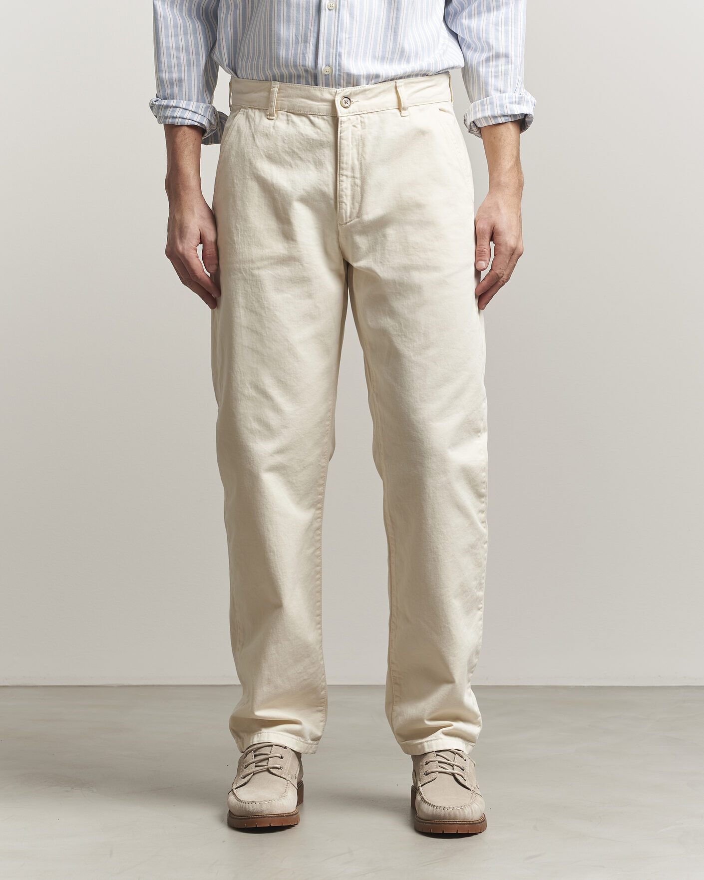 Herre | Bukser | LES DEUX | Oscar Chino Pants Eggnog White