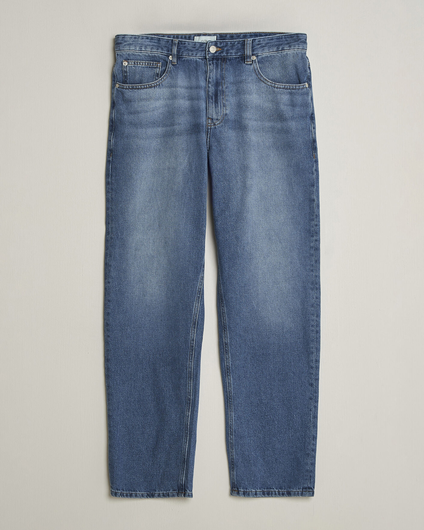 Herre | Bukser | LES DEUX | Ryder Washed Jeans Medium Indigo Blue