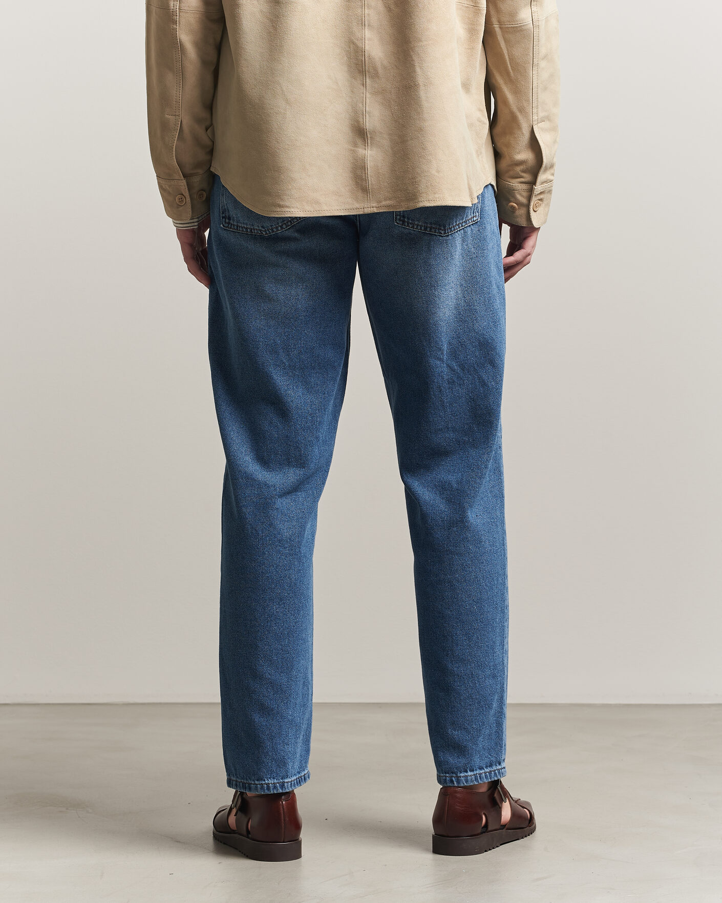 Herre | Bukser | LES DEUX | Ryder Washed Jeans Medium Indigo Blue