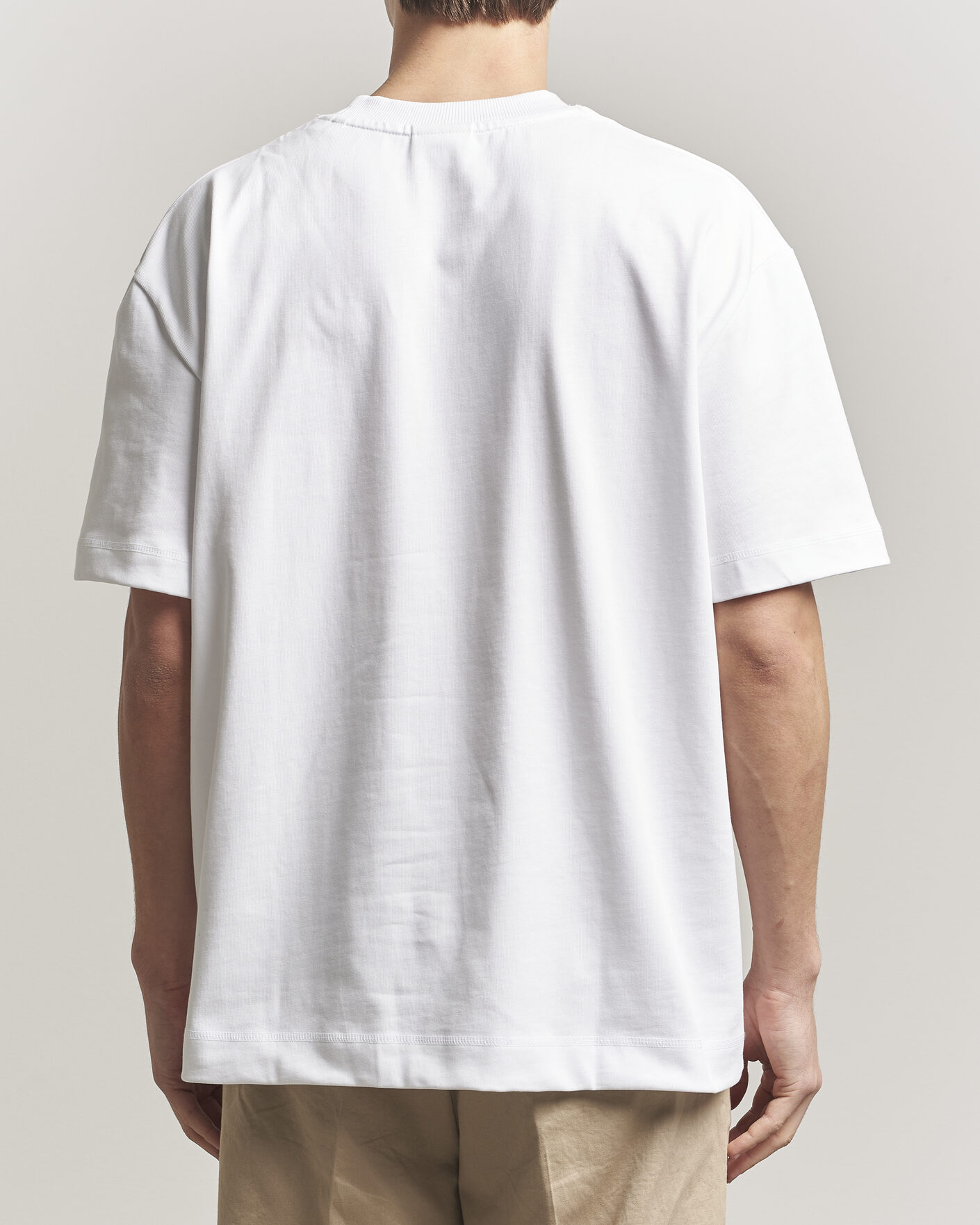 Herre | T-Shirts | LES DEUX | Carl Heavyweight T-Shirt White
