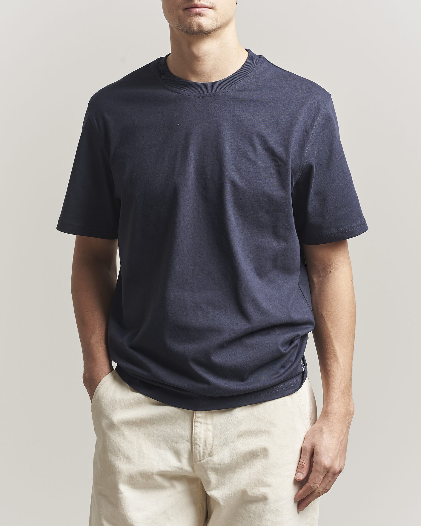 Herre | T-Shirts | LES DEUX | Ben Artist T-Shirt Navy