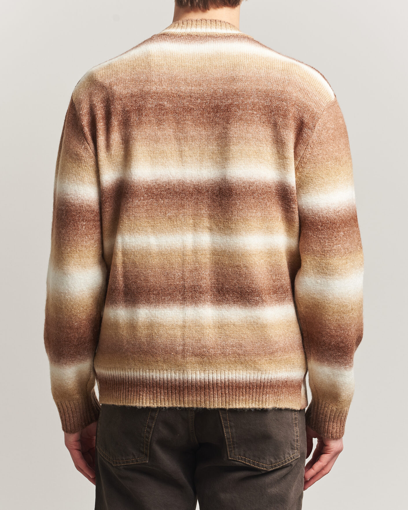 Herre | Gensere | LES DEUX | Boston Gradient Knitted Cardigan Teak Brown