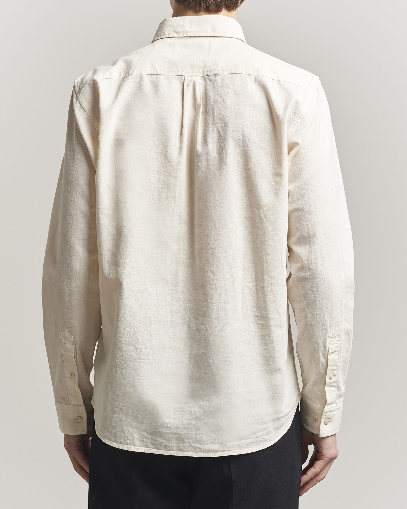 Herre | Skjorter | LES DEUX | Konrad Cotton/Linen Shirt Eggnog White