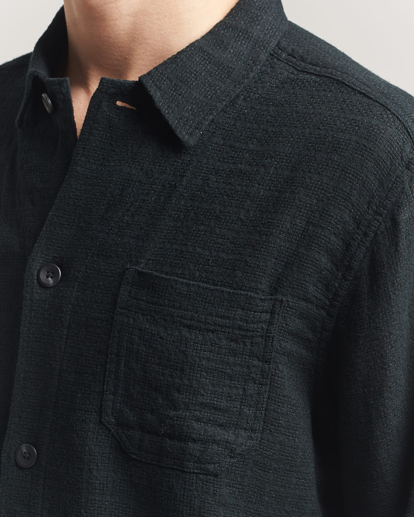Herre | Skjorter | LES DEUX | Hamilton Overshirt Black