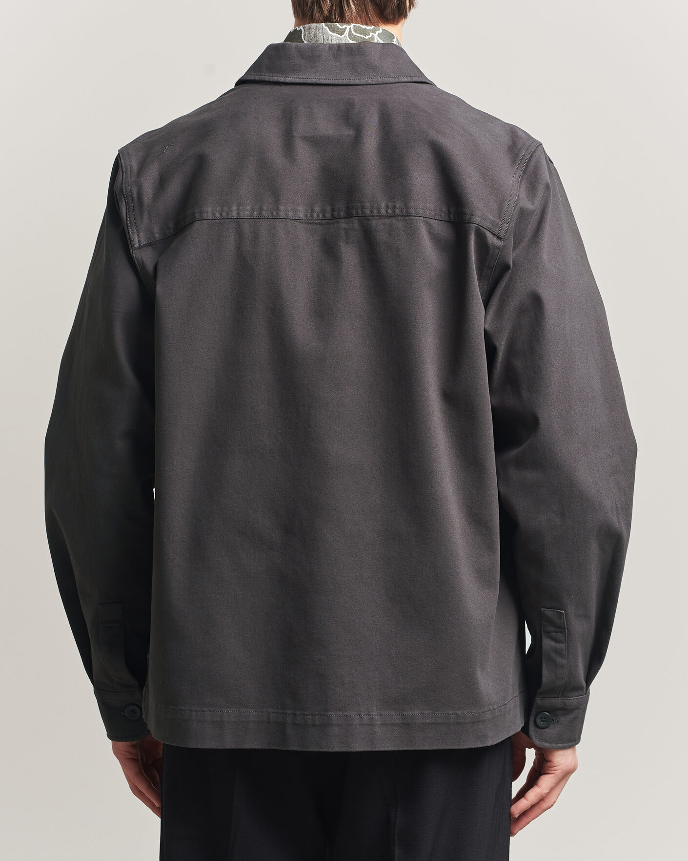 Herre | Skjorter | LES DEUX | Layton Cotton Overshirt Black