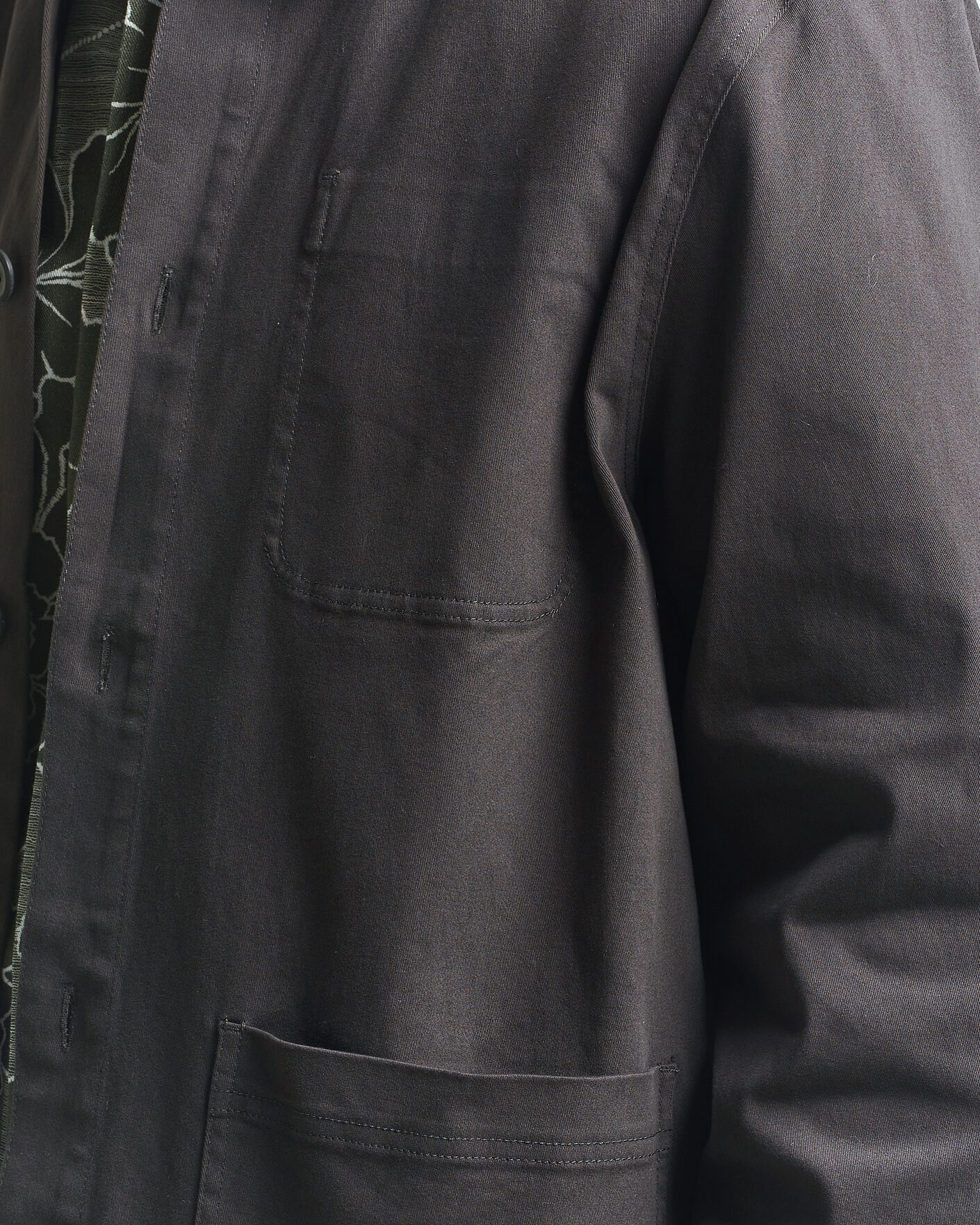 Herre | Skjorter | LES DEUX | Layton Cotton Overshirt Black