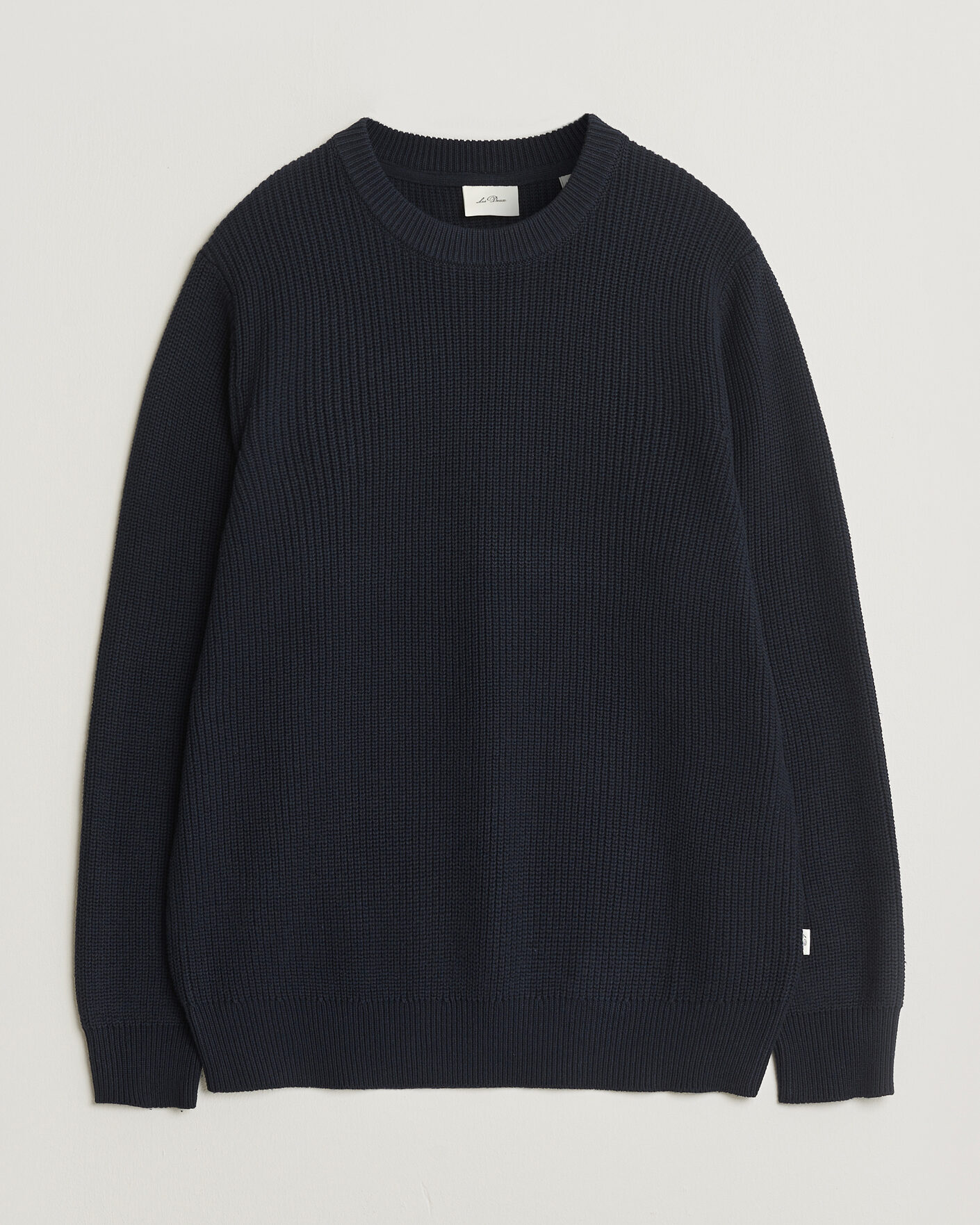 Herre | Gensere | LES DEUX | Garry Rib Crew Neck Knit Dark Navy