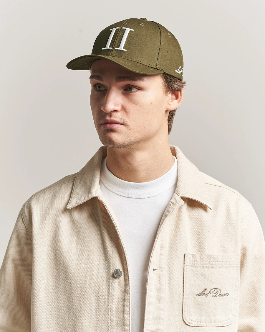 Herre | Hatter og capser | LES DEUX | Encore Organic Baseball Cap Olive Night