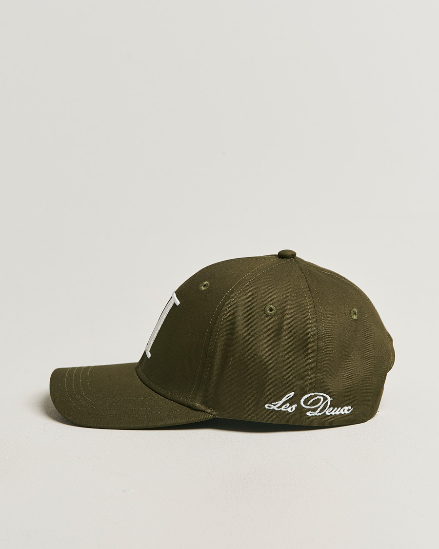 Herre | Hatter og capser | LES DEUX | Encore Organic Baseball Cap Olive Night